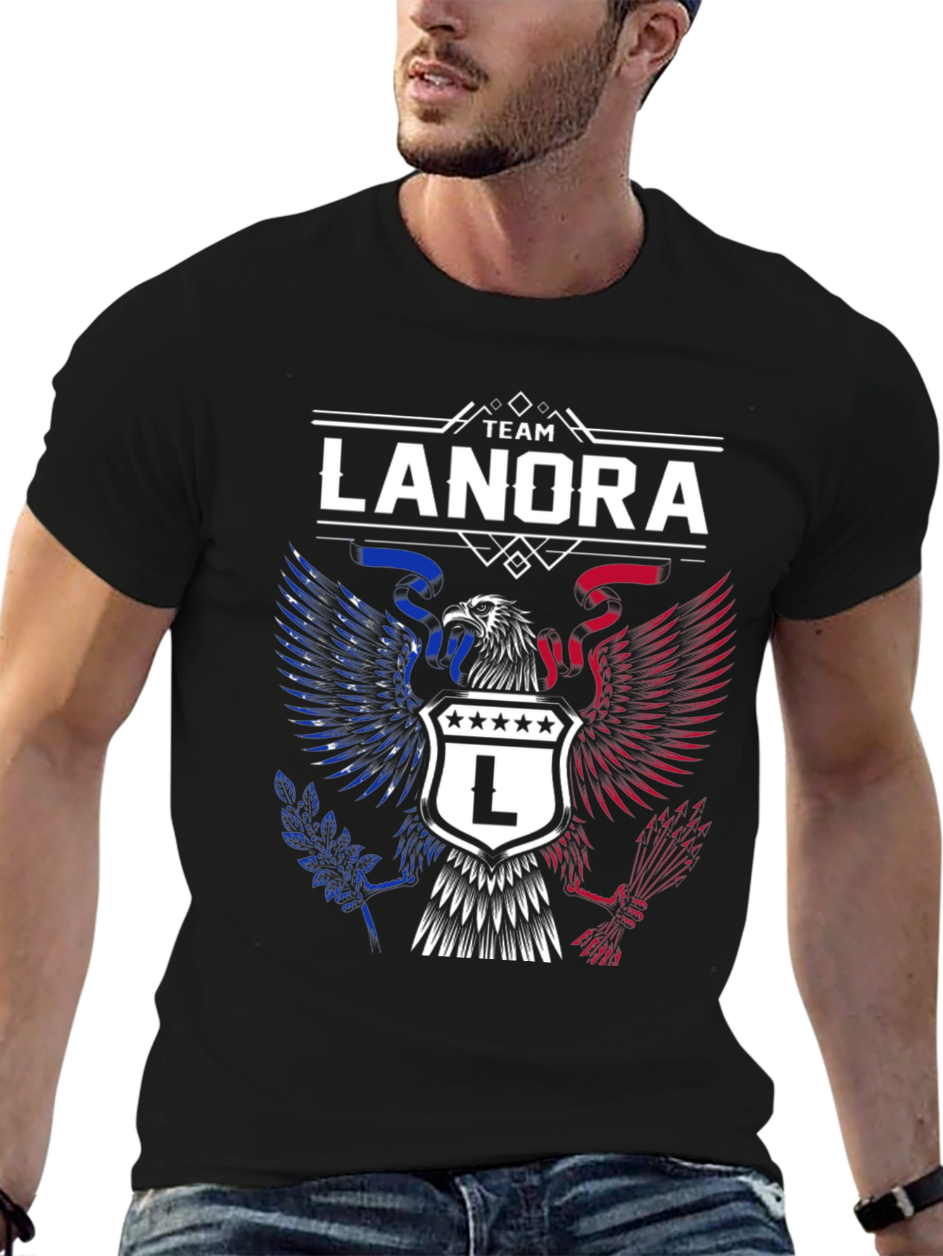 Team Lanora Eagle Crest Graphic Tee