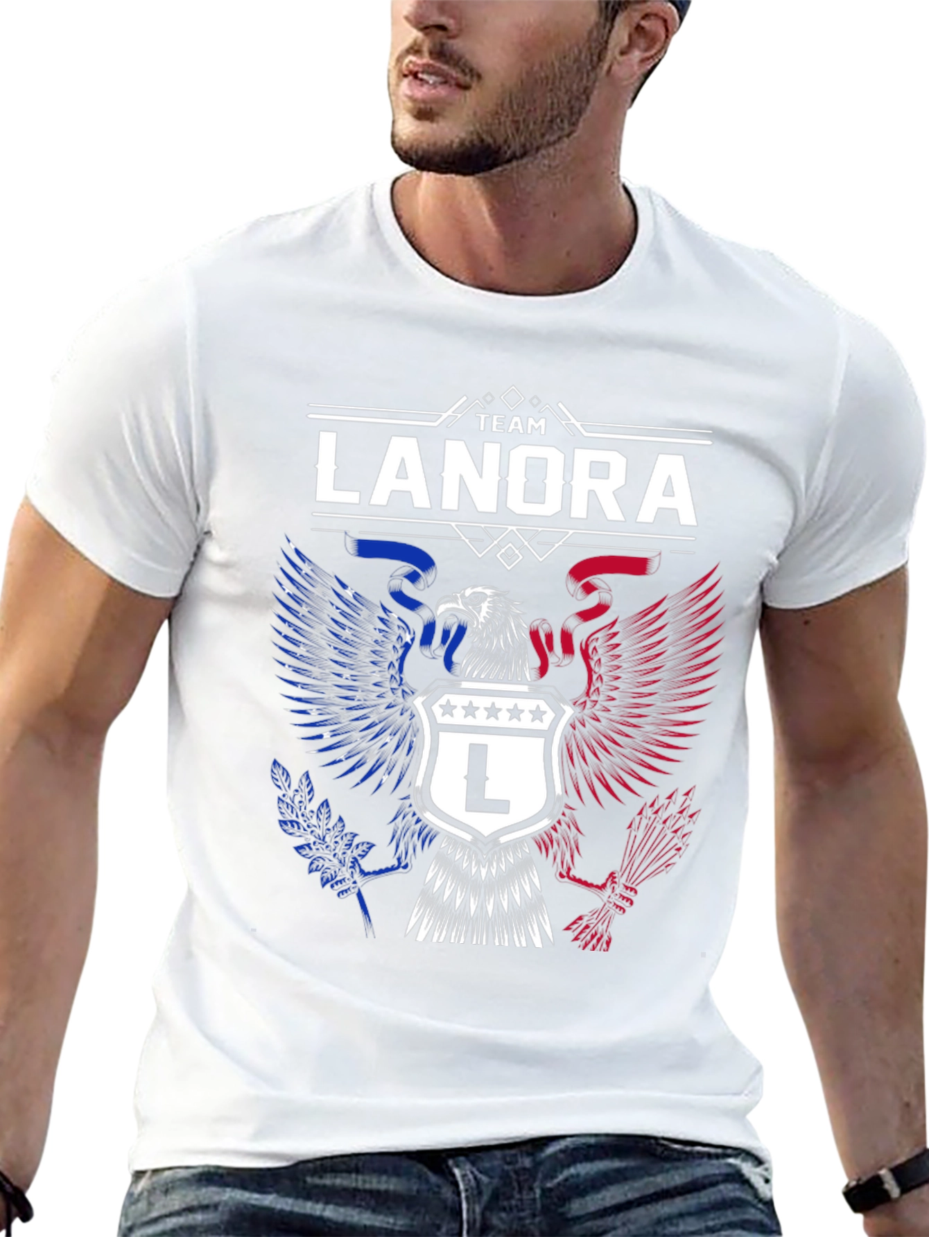 Team Lanora Eagle Crest Graphic Tee