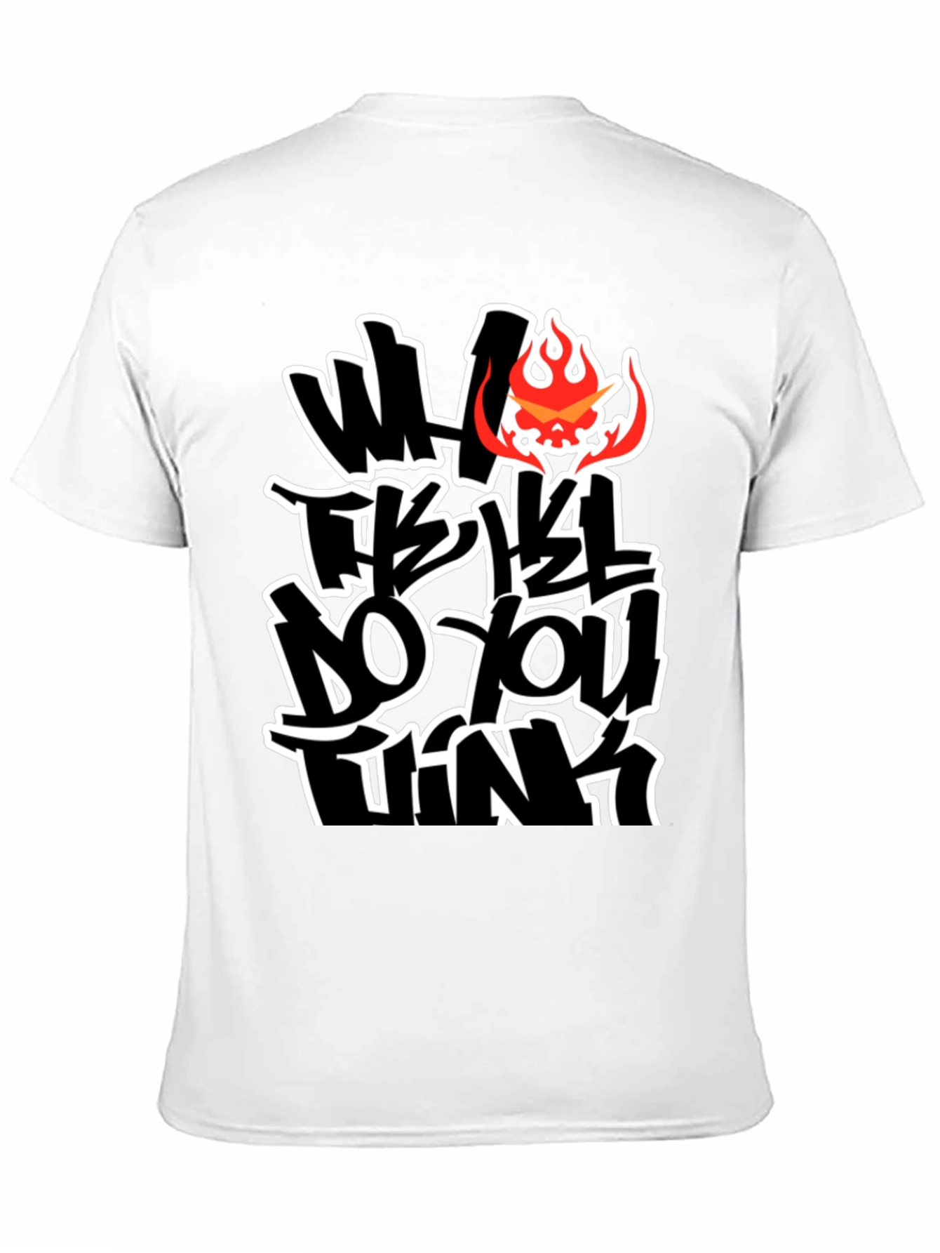 Bold Graphic Tee - What Do You Think?