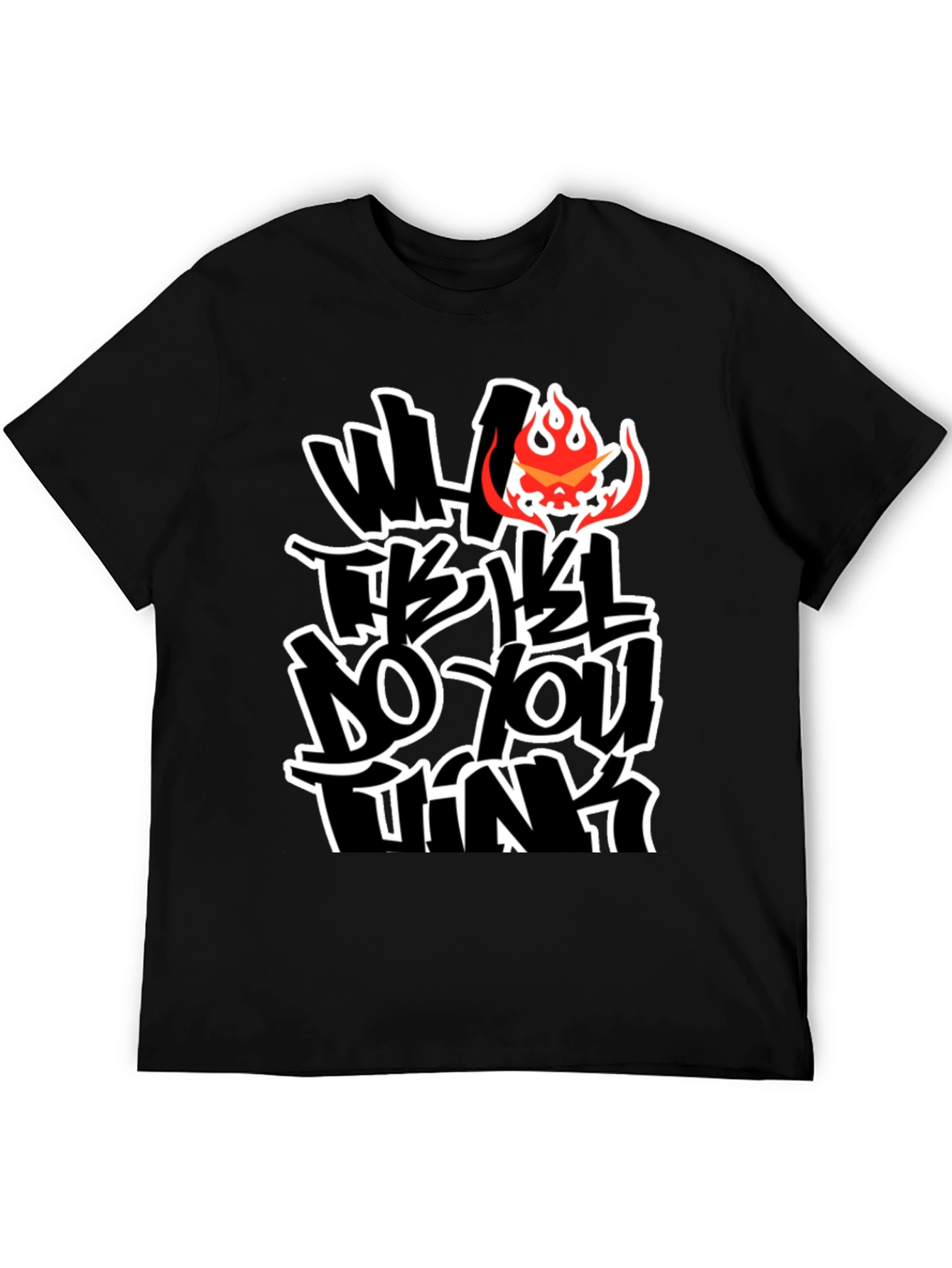 Bold Graphic Tee - What Do You Think?