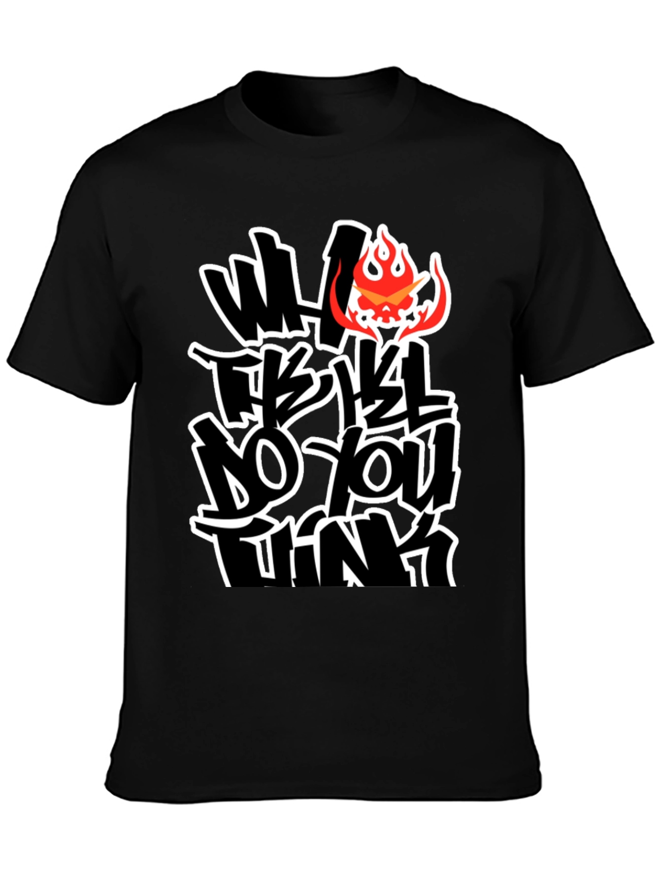 Bold Graphic Tee - What Do You Think?