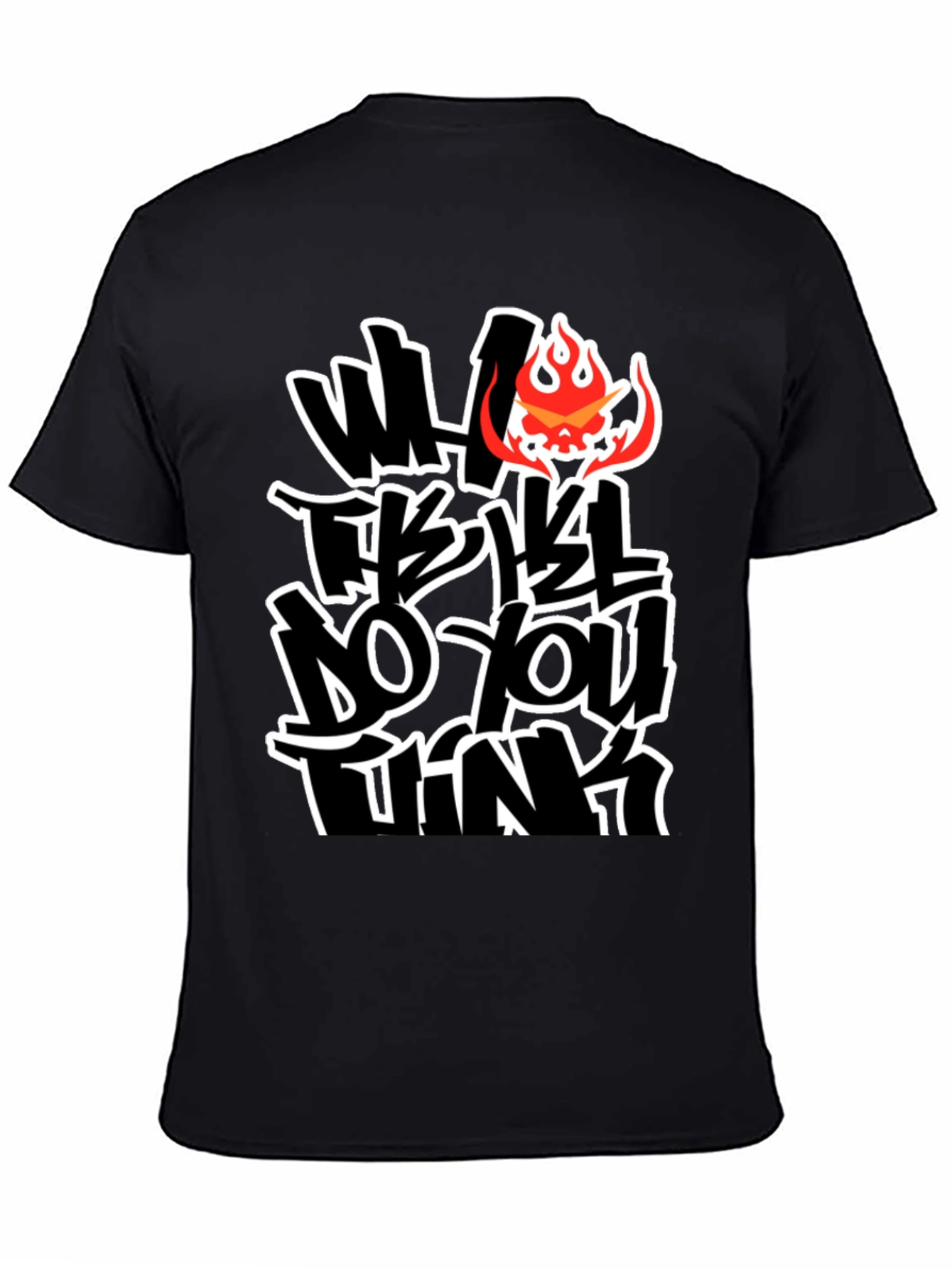 Bold Graphic Tee - What Do You Think?