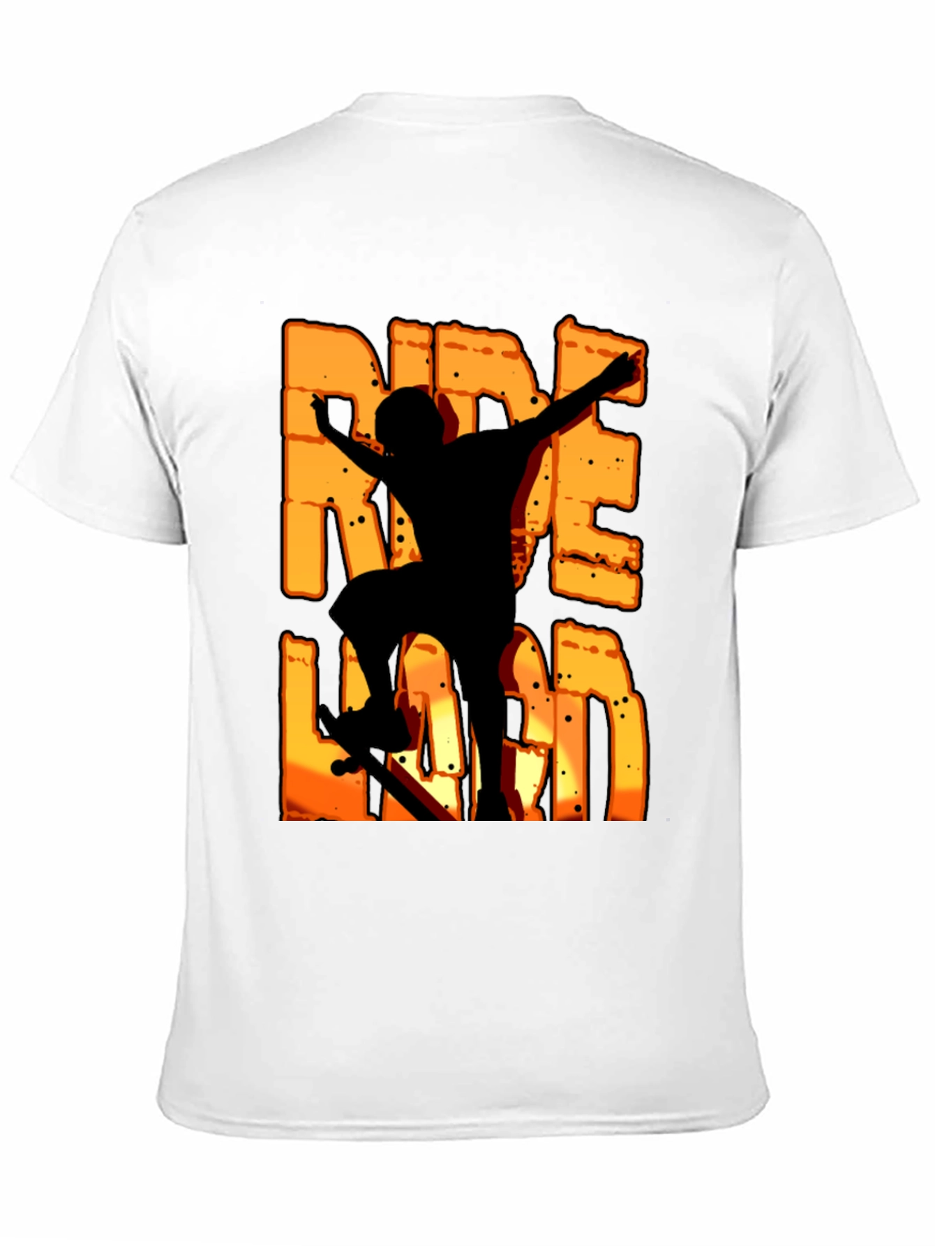 Ride Hard Black Graphic T-Shirt