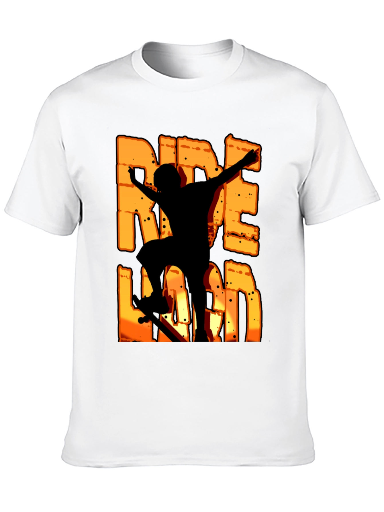 Ride Hard Black Graphic T-Shirt