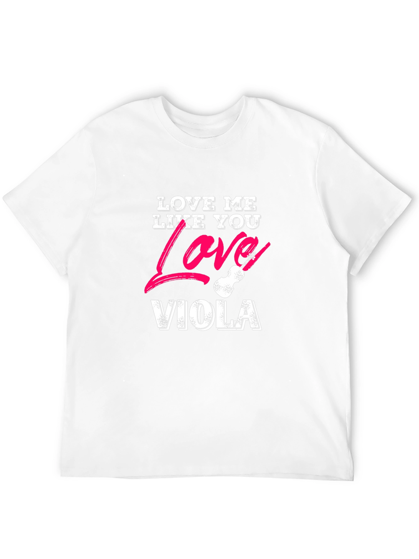 Love Viola Black Graphic T-Shirt