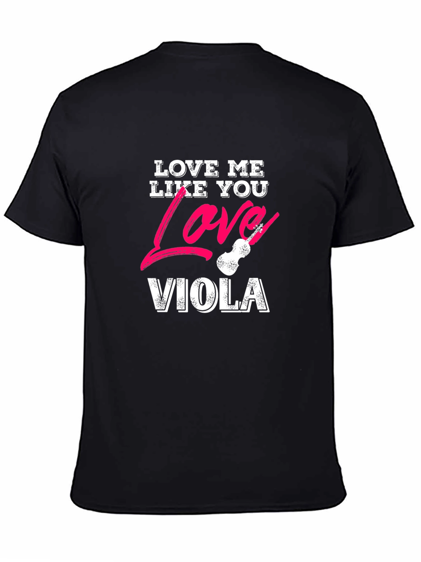 Love Viola Black Graphic T-Shirt