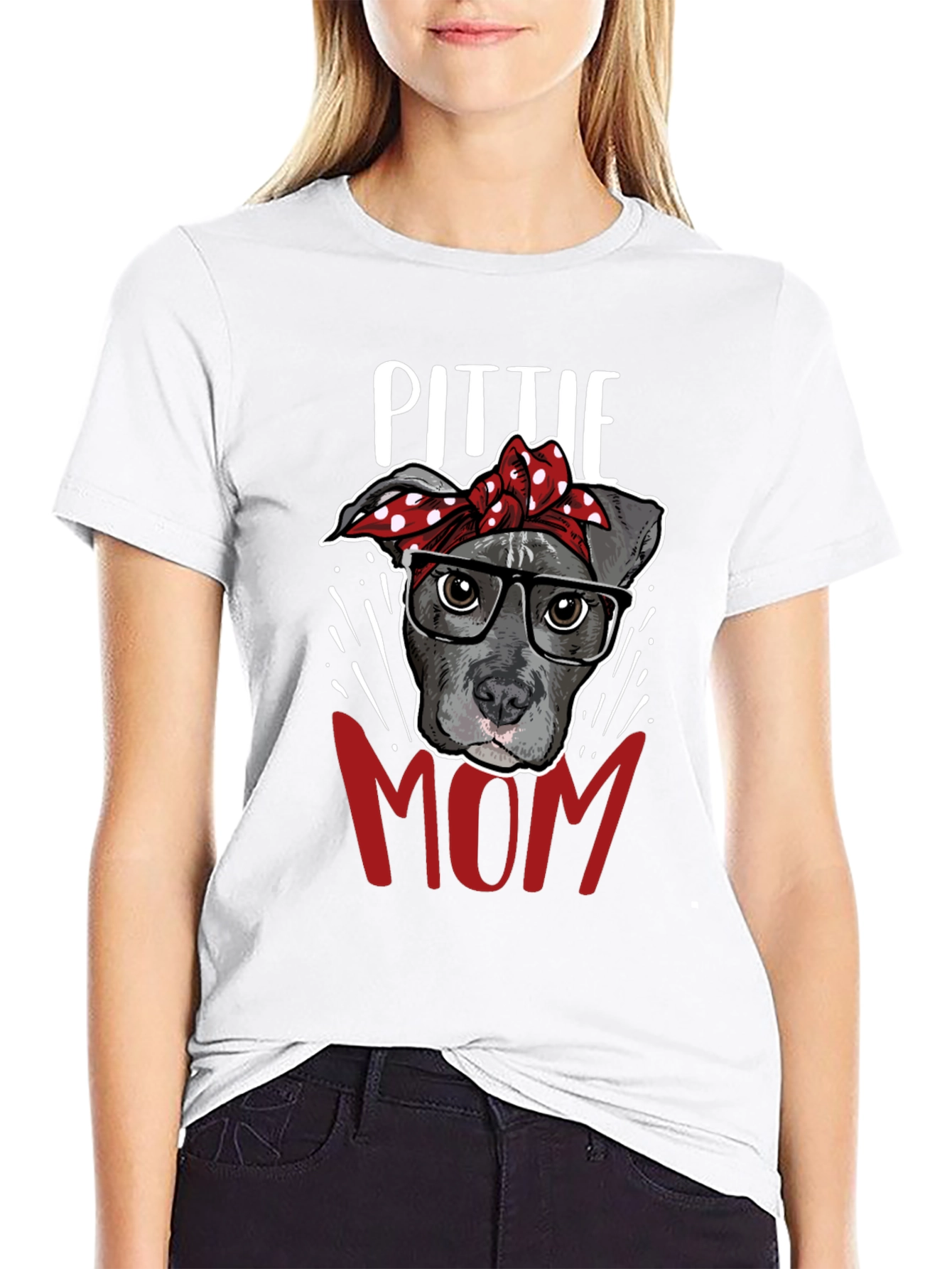 Pitbull Mom T-Shirt - Dog Lover Tee