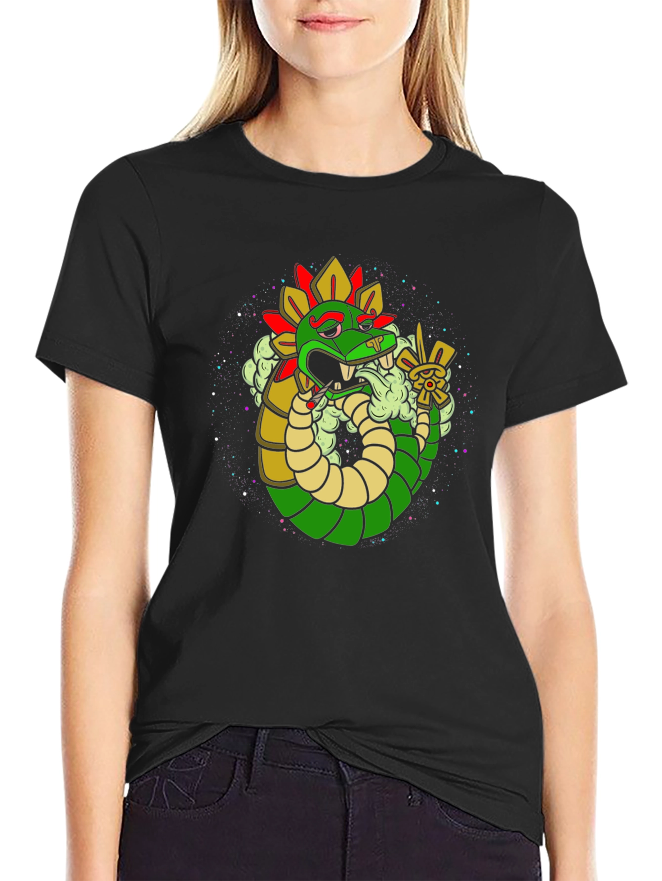 Aztec Serpent Tee - Cool Graphic T-Shirt