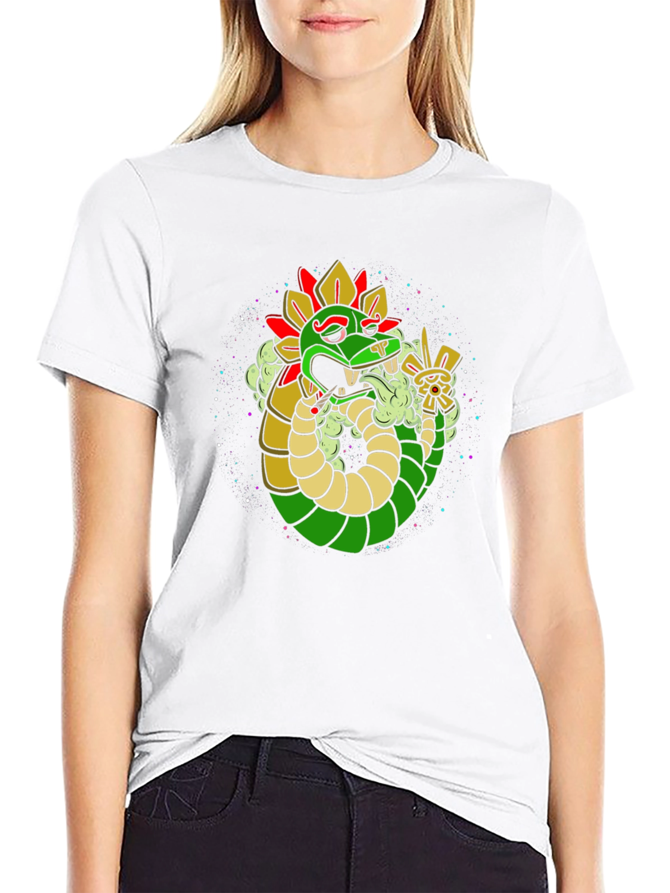Aztec Serpent Tee - Cool Graphic T-Shirt