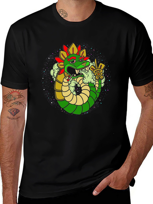 Aztec Serpent Tee - Cool Graphic T-Shirt