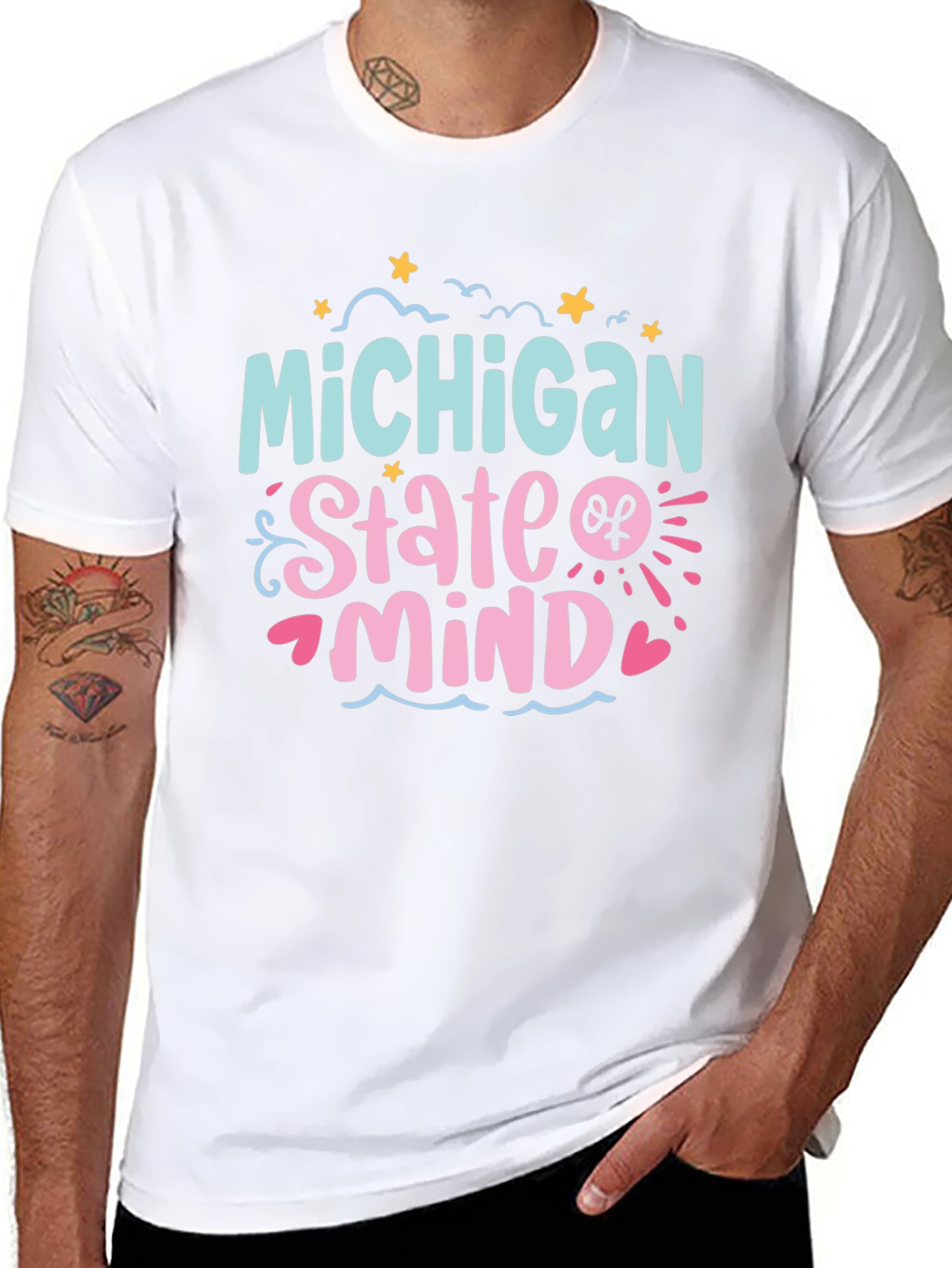 Michigan State of Mind Graphic Tee