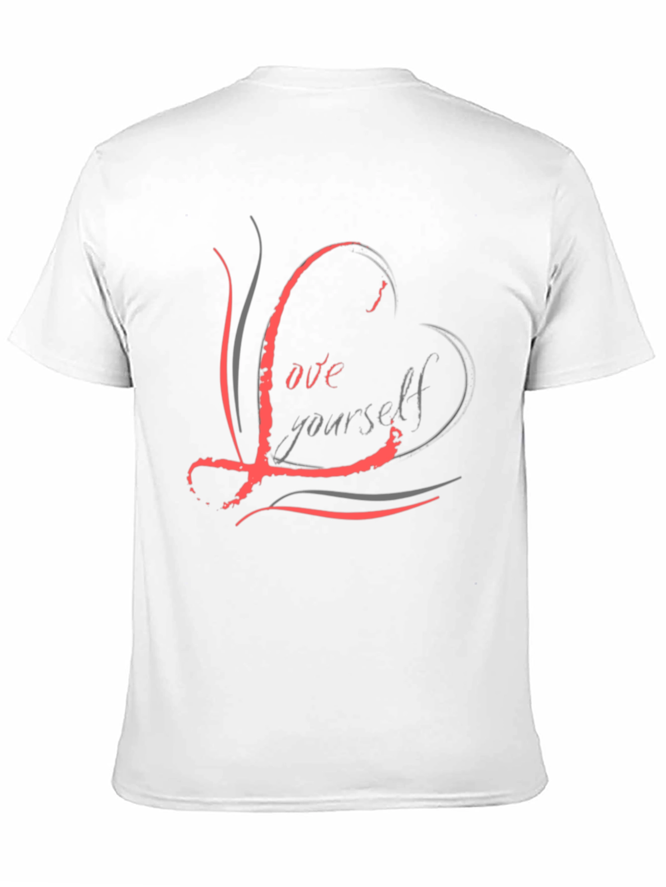 Love Yourself Graphic Black T-Shirt