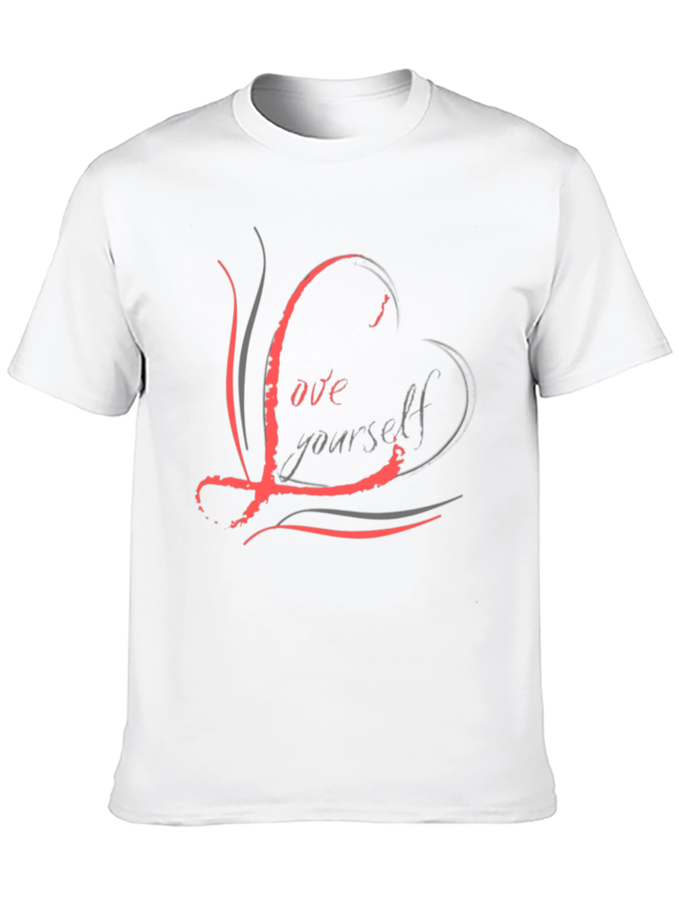 Love Yourself Graphic Black T-Shirt