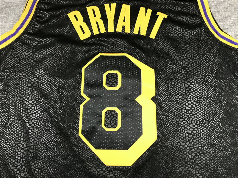 Men's Los Angeles Lakers Kobe Bryant #8 Black Swingman Player Jerseys