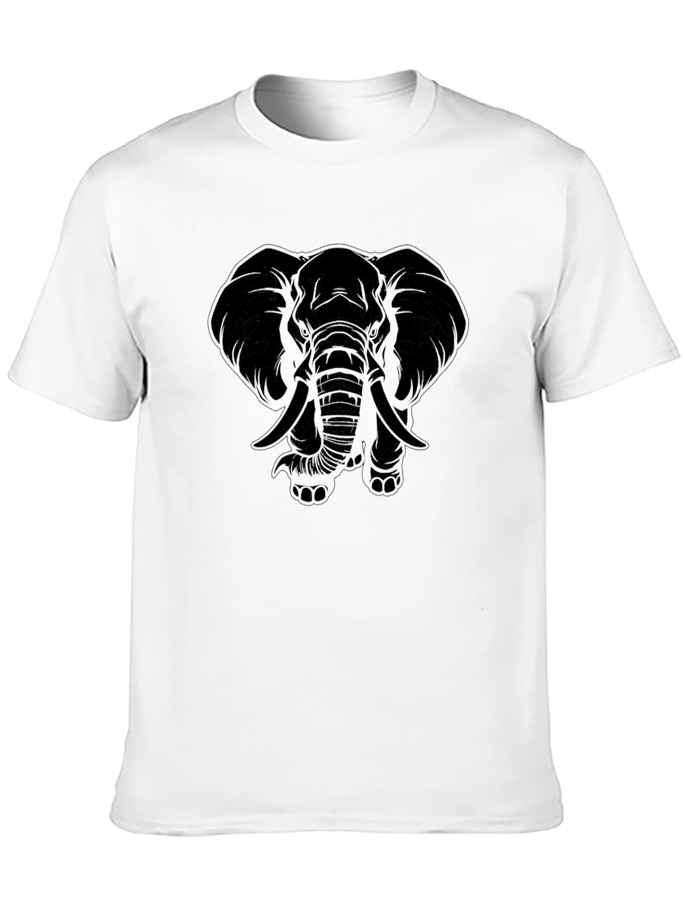 Elephant Graphic Print T-Shirt
