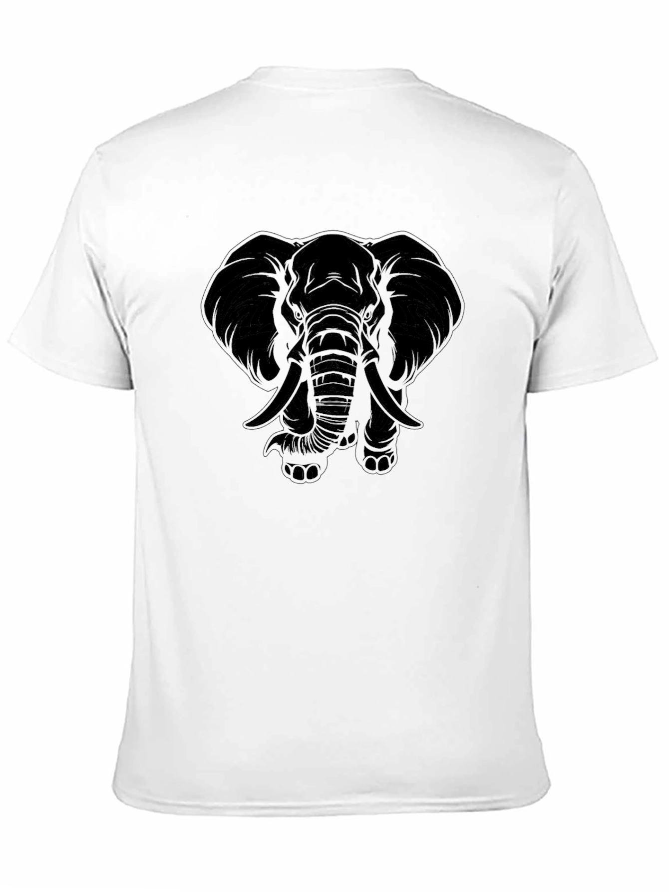 Elephant Graphic Print T-Shirt
