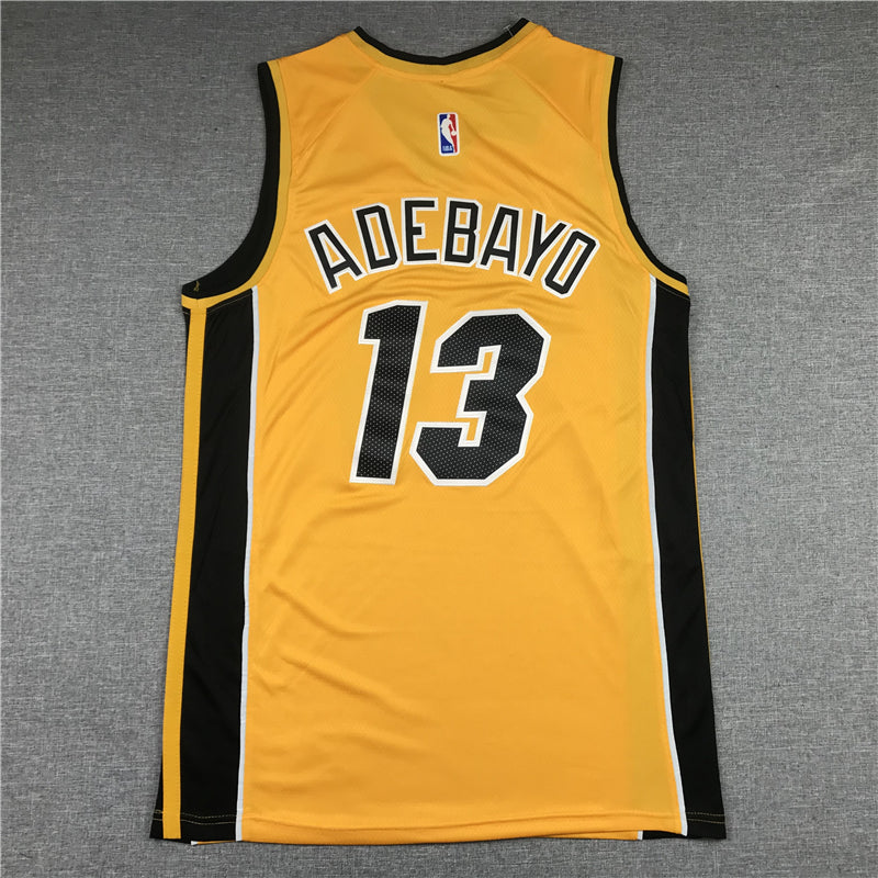Men's Miami Heat Bam Adebayo #13 Gold 2020/21 Swingman Player Jerseys