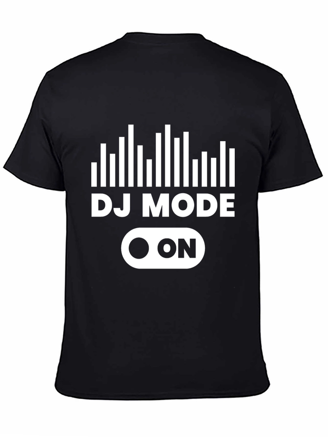 DJ Mode On T-Shirt - Black Graphic Tee