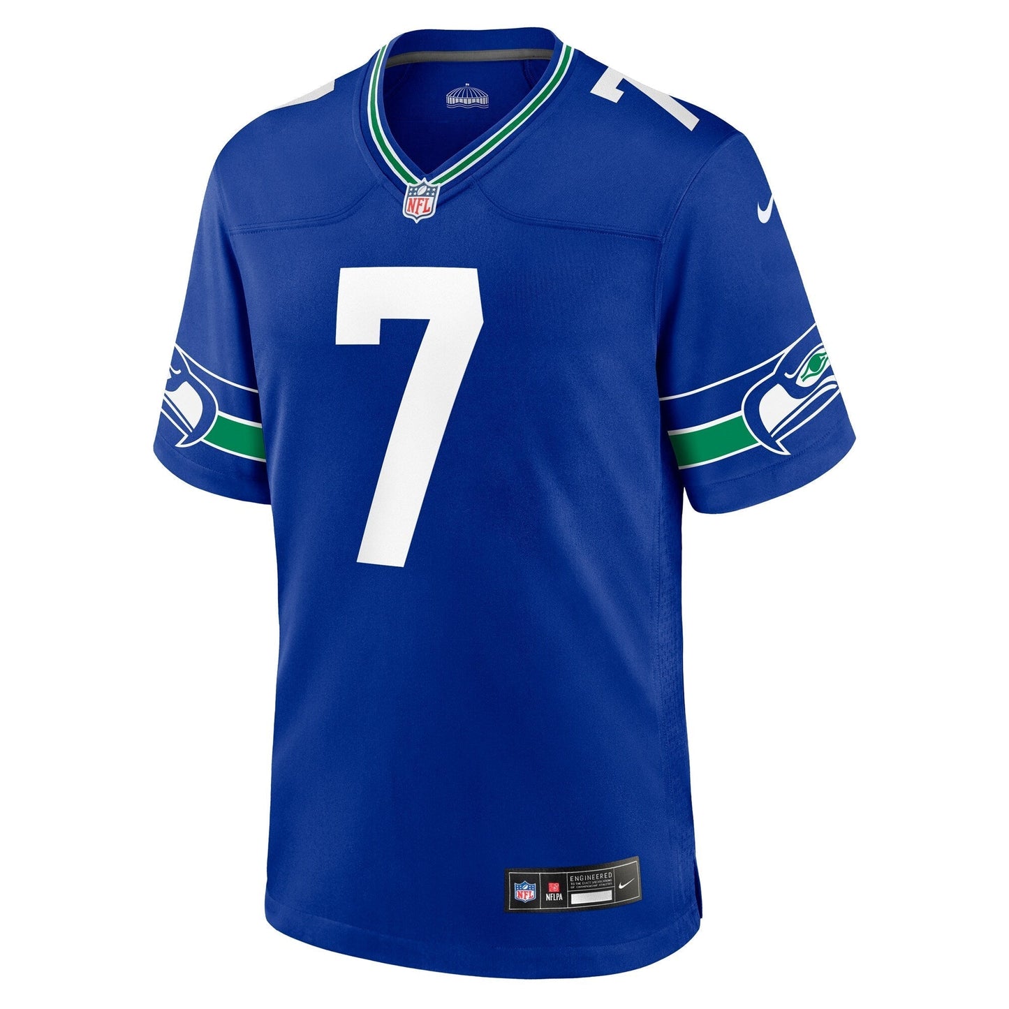 Geno Smith Seattle Seahawks Nike Throwback   Game Jersey - Royal