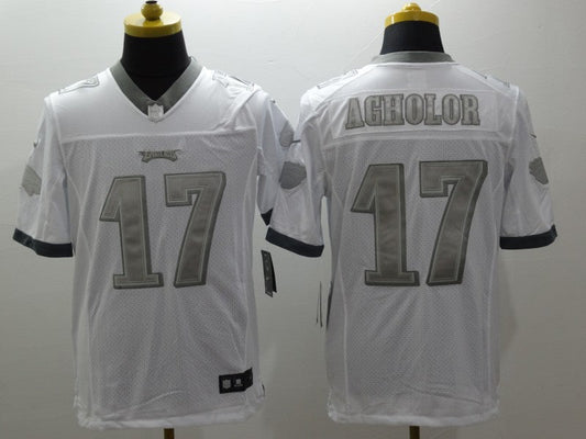 Men's Philadelphia Eagles Nelson Agholor #17 White Game Jerseys