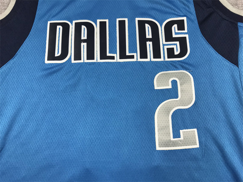 Men's Dallas Mavericks Kyrie Irving #2 Royal 2022/23 Fast Break Replica Jerseys - Icon Edition