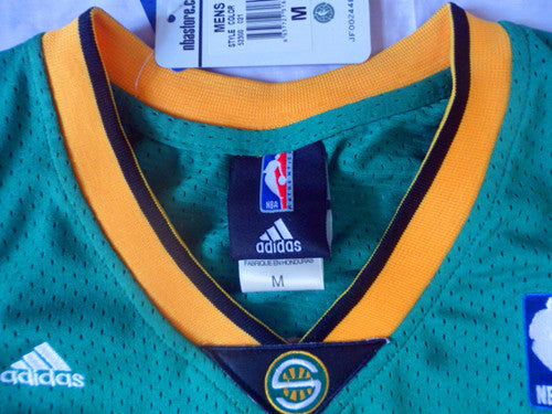 SuperSonics No. 35 Durant Green Retro Fan Edition New Fabric Jersey