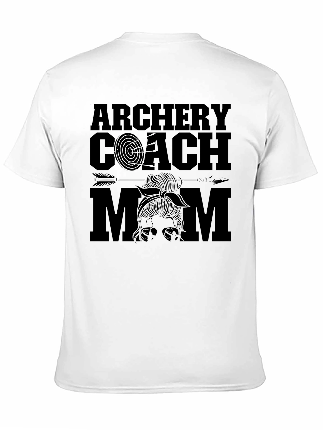Archery Coach Mom Graphic T-Shirt