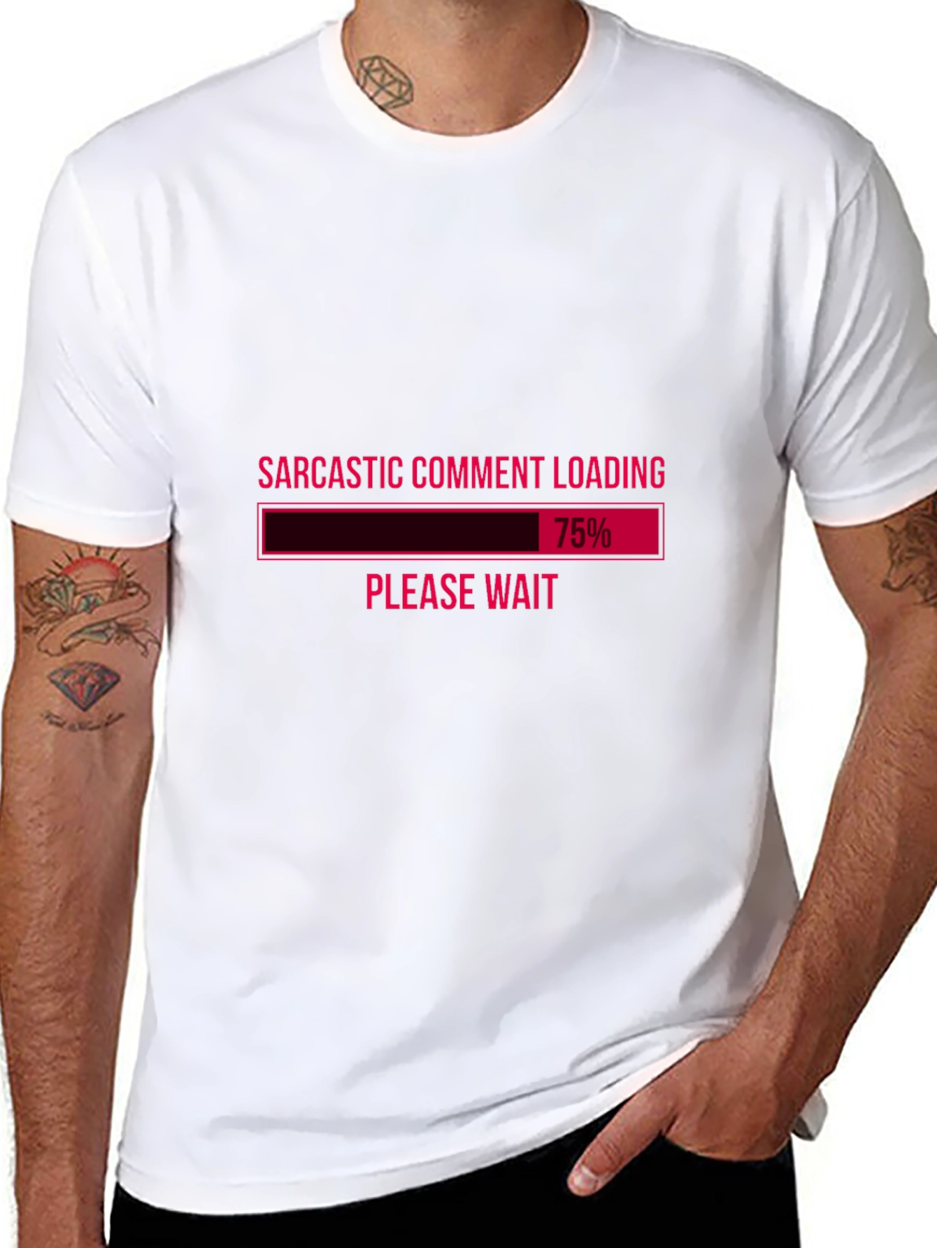 Sarcastic Comment Loading Graphic Tee