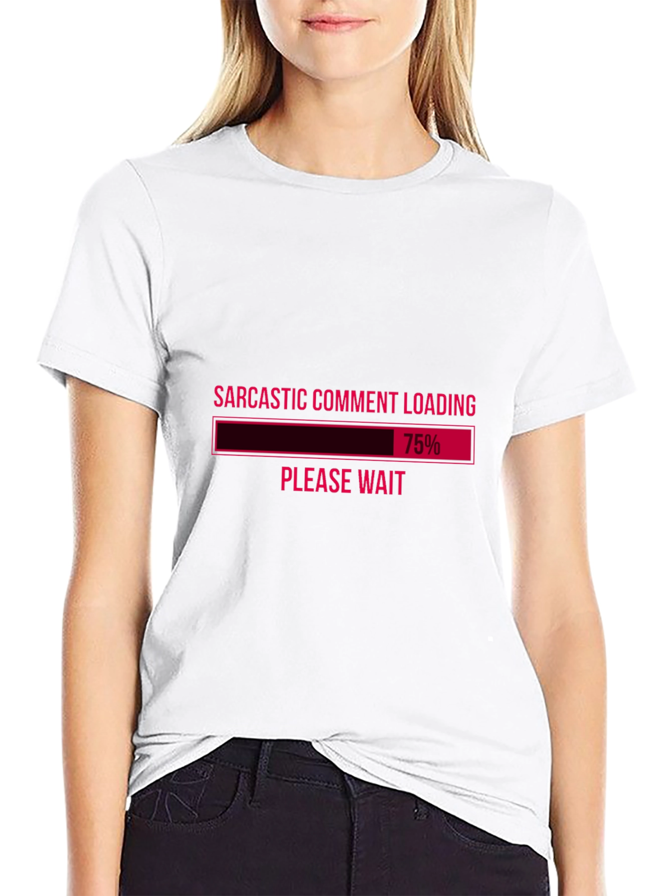 Sarcastic Comment Loading Graphic Tee
