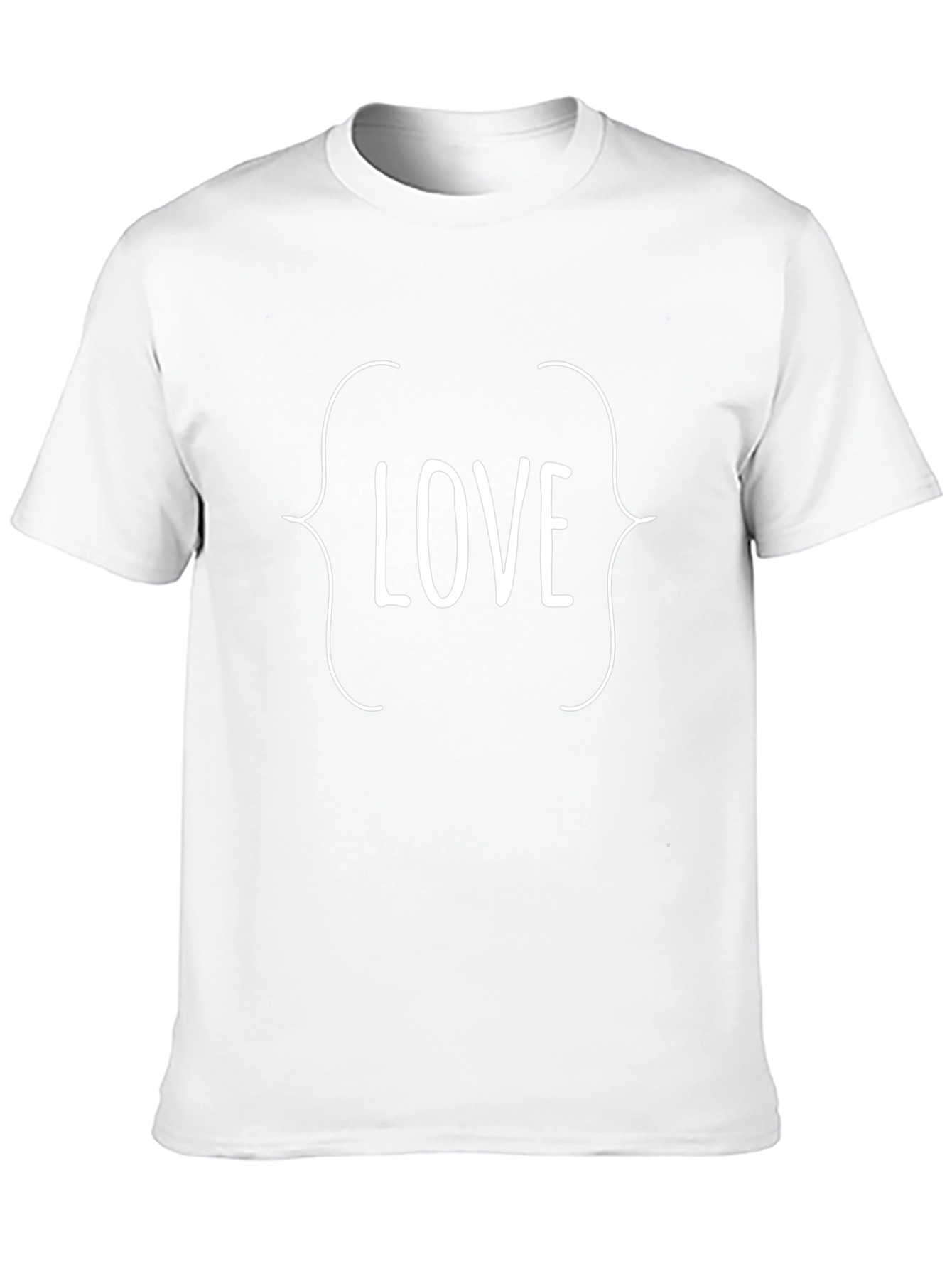 Love Graphic Tee - Stylish Black Cotton T-Shirt