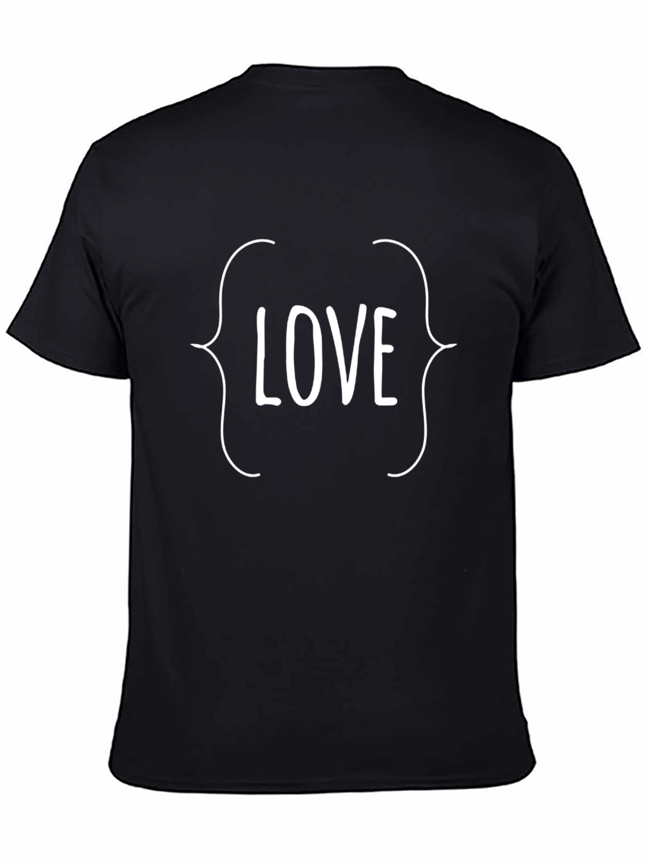 Love Graphic Tee - Stylish Black Cotton T-Shirt