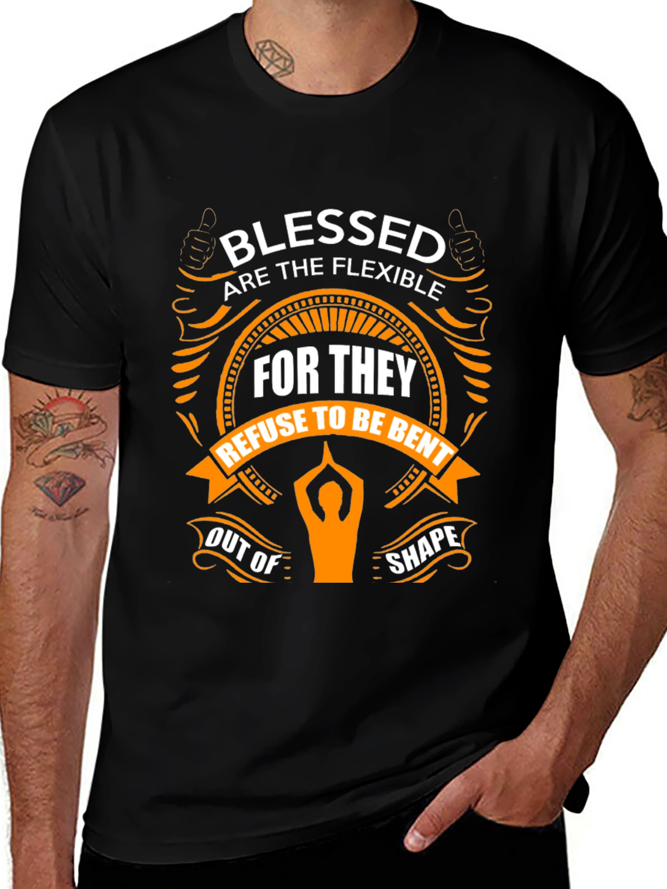 Blessed Flexible Yoga Graphic Tee