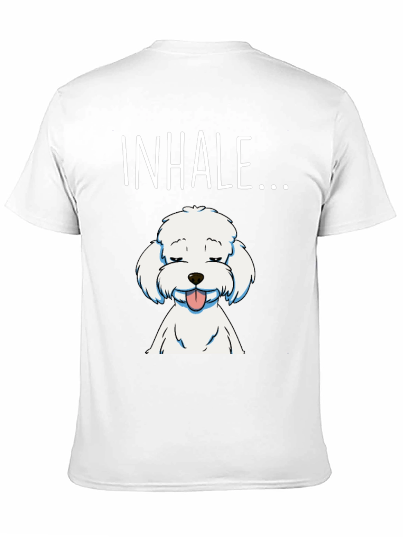 Inhale Dog Graphic T-Shirt - Relaxed Fit