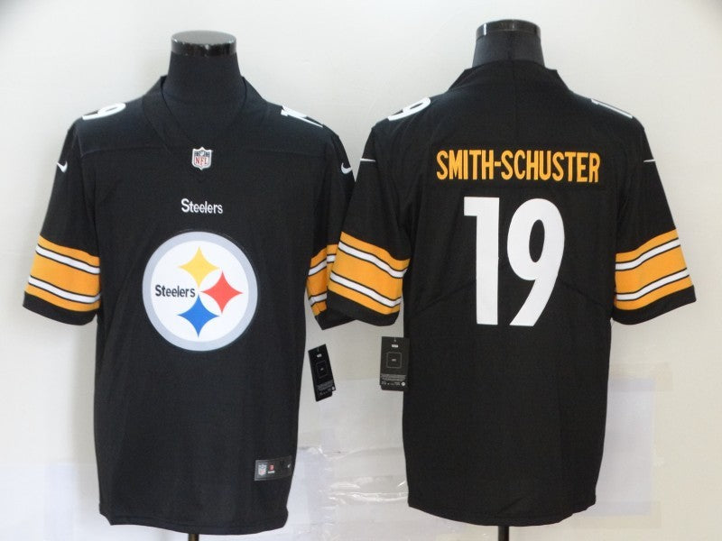 Men's Pittsburgh Steelers #19 JuJu Smith-Schuster Black Alternate Game Jerseys