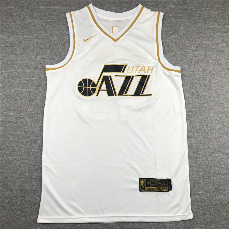 Men's Utah Jazz Donovan Mitchell #45 White Swingman Jerseys
