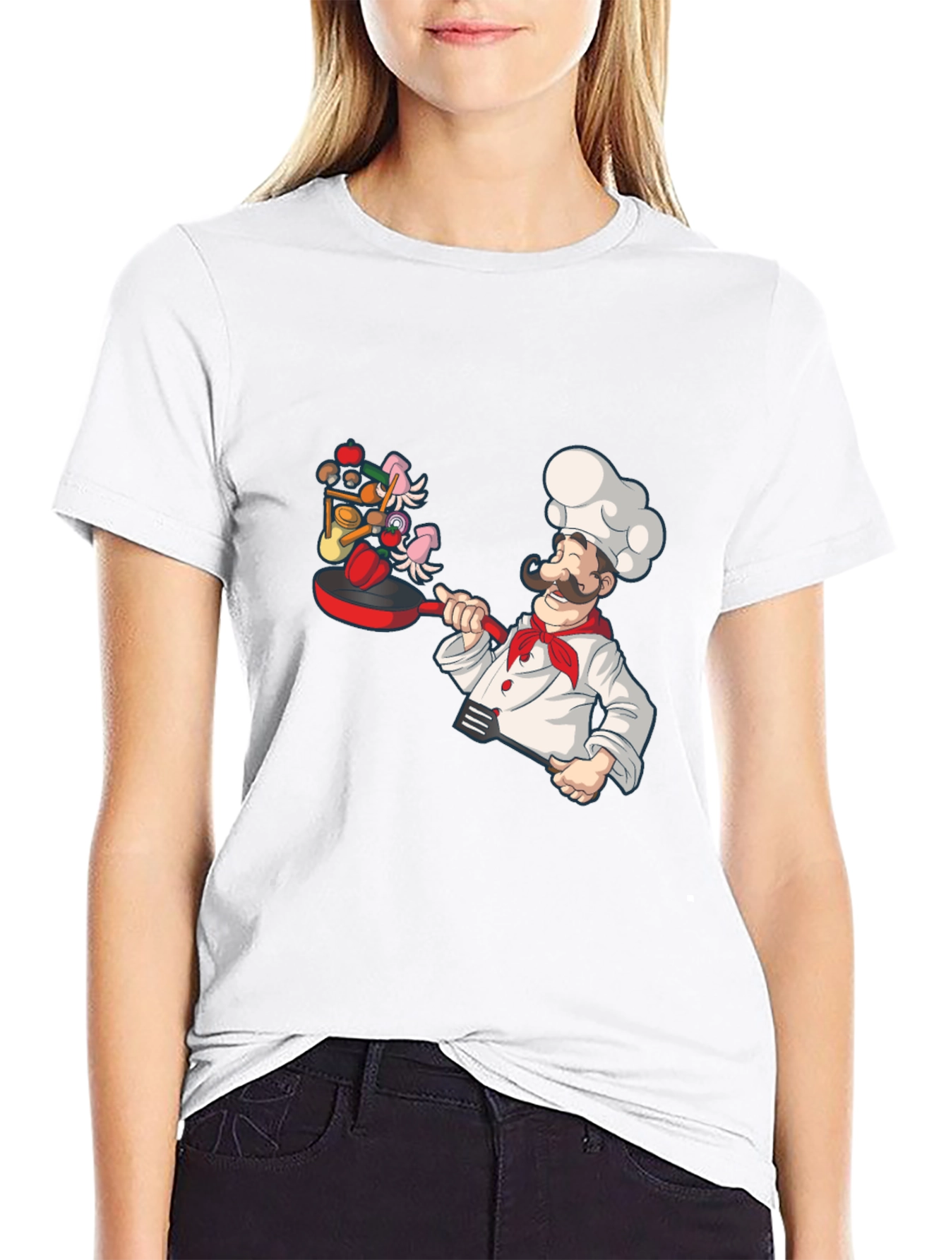 Chef Cooking Graphic T-Shirt Novelty Tee