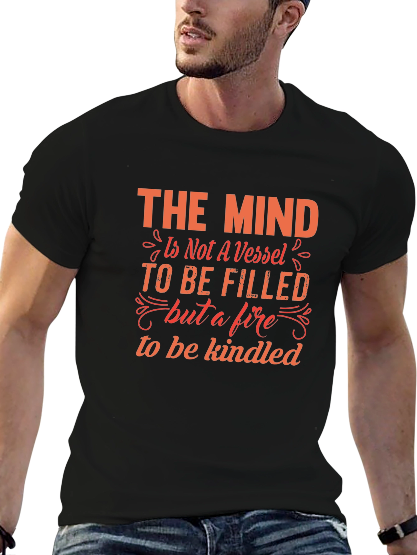 Mind is Fire T-Shirt - Inspirational Graphic Tee