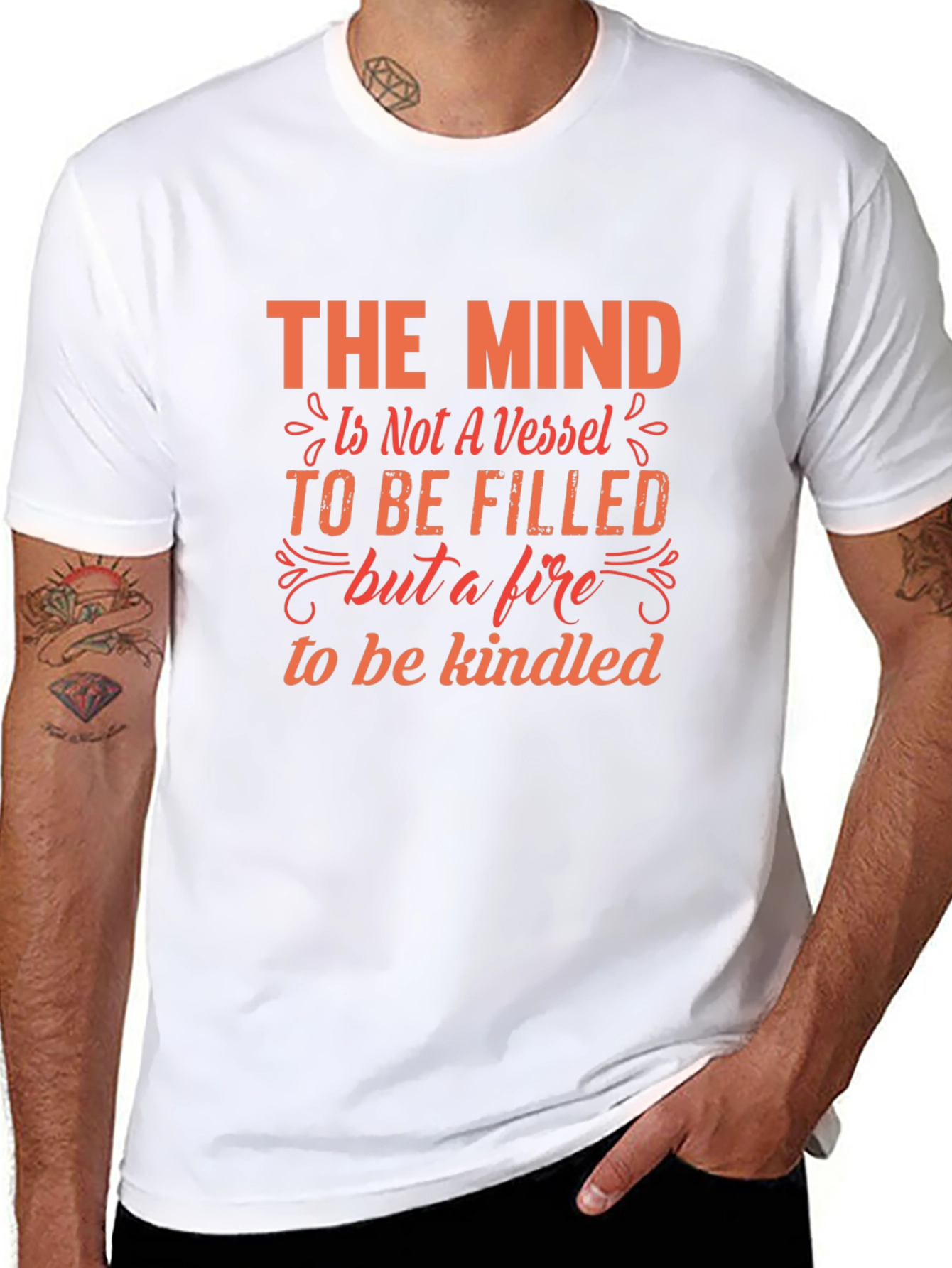Mind is Fire T-Shirt - Inspirational Graphic Tee