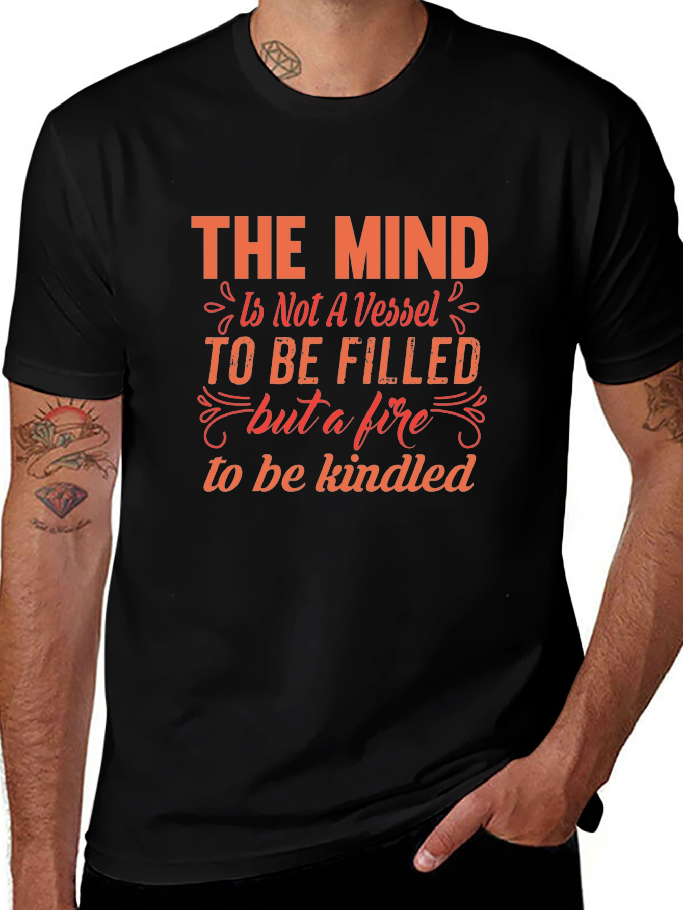 Mind is Fire T-Shirt - Inspirational Graphic Tee