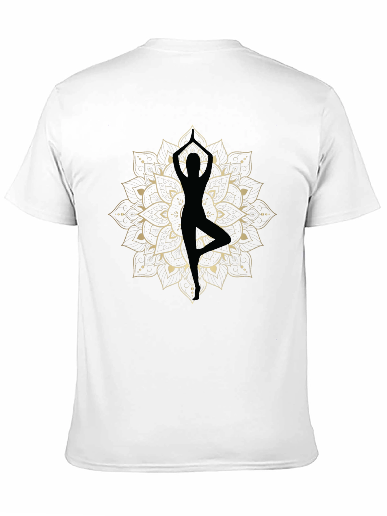 Yoga Mandala T-Shirt - Black