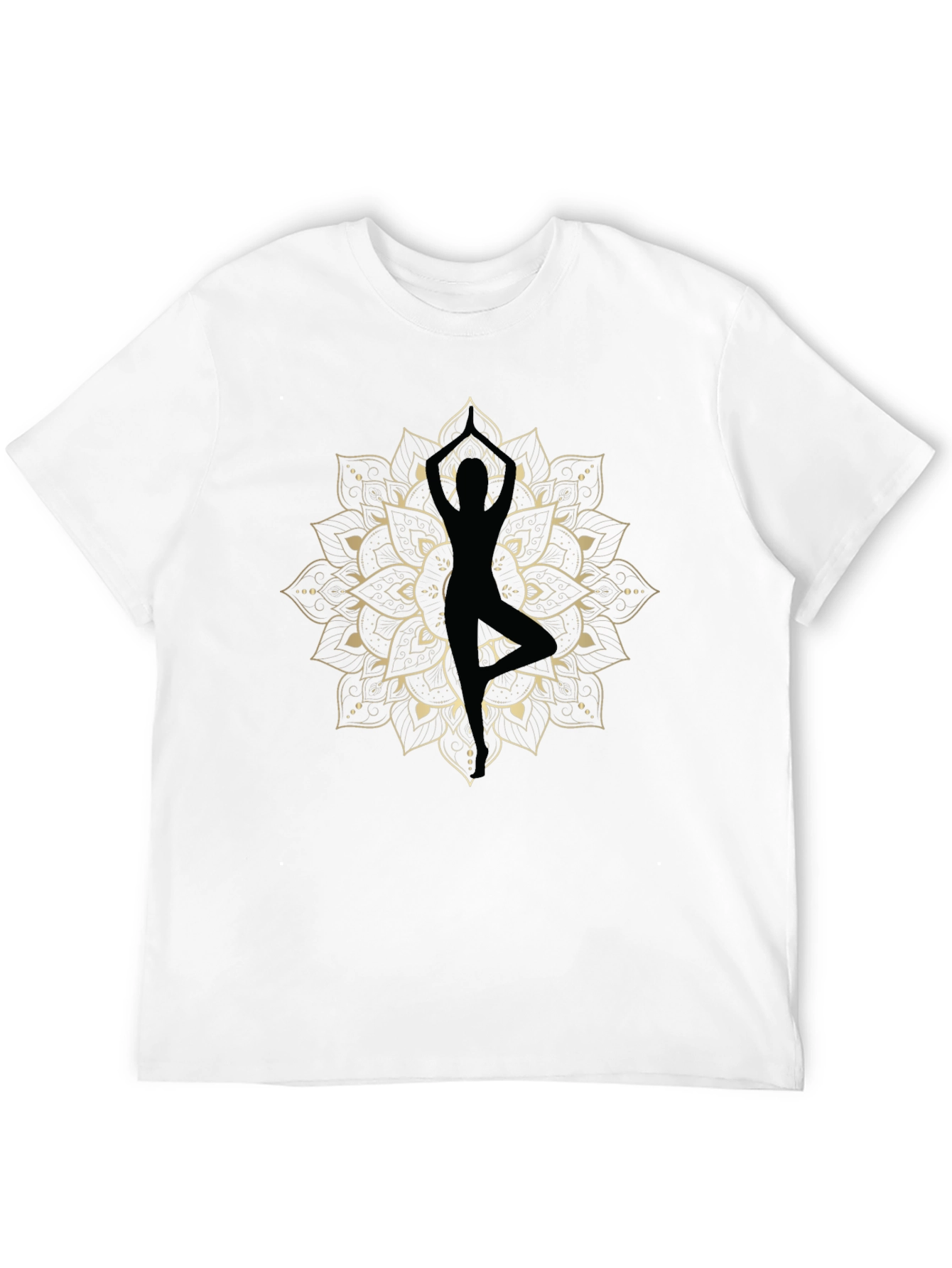 Yoga Mandala T-Shirt - Black