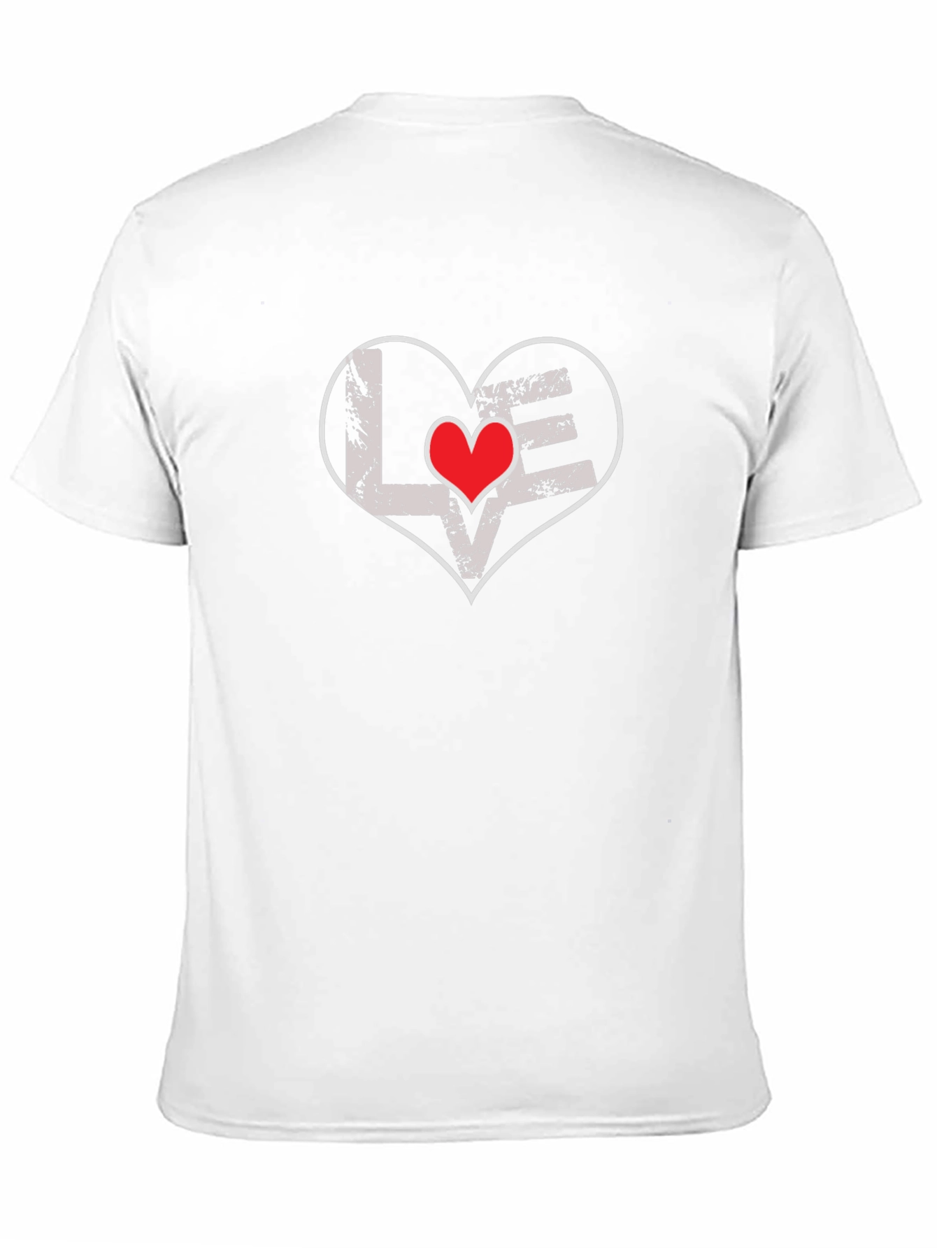 Love Heart Graphic Tee - Black T-Shirt