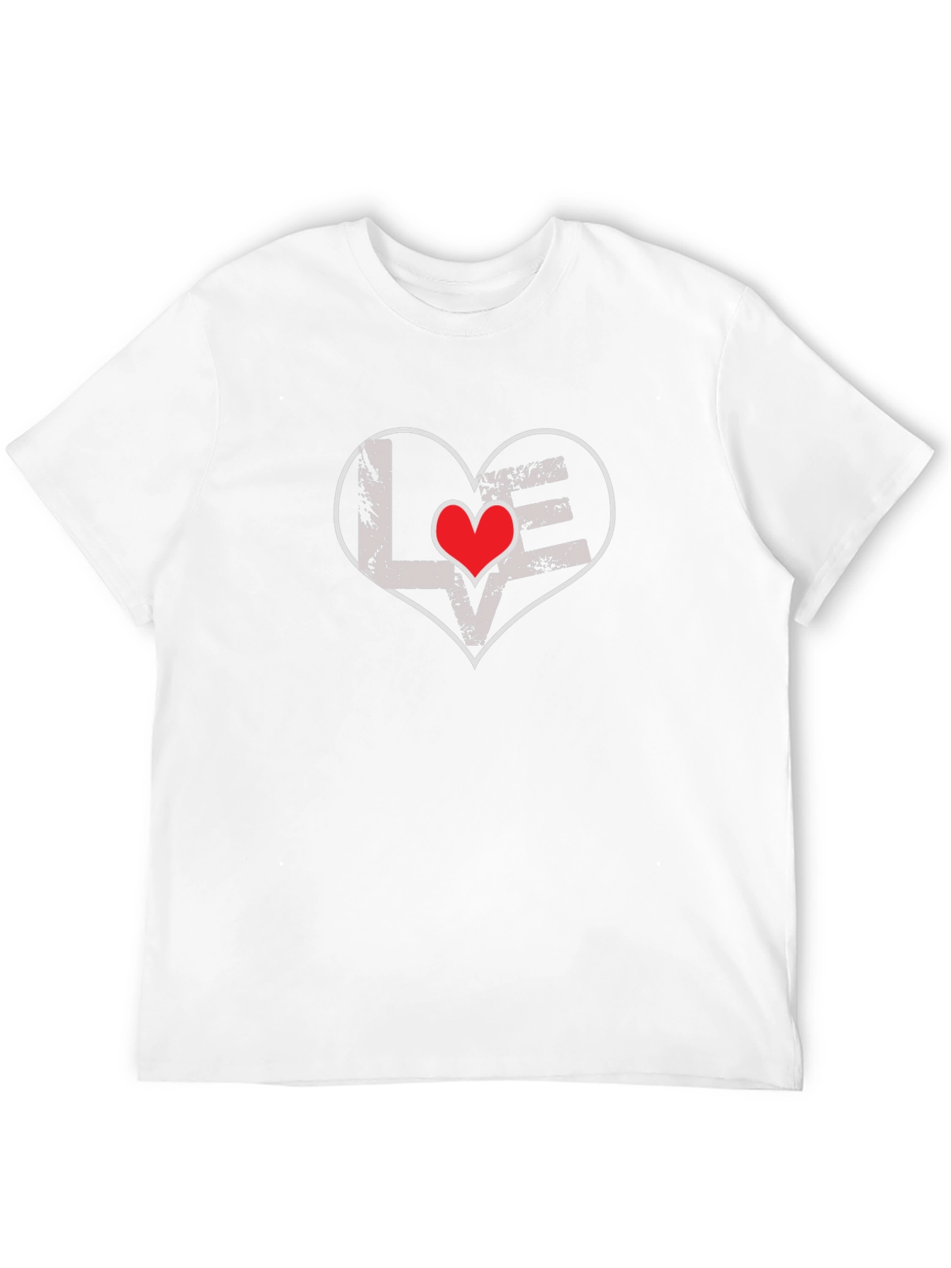 Love Heart Graphic Tee - Black T-Shirt