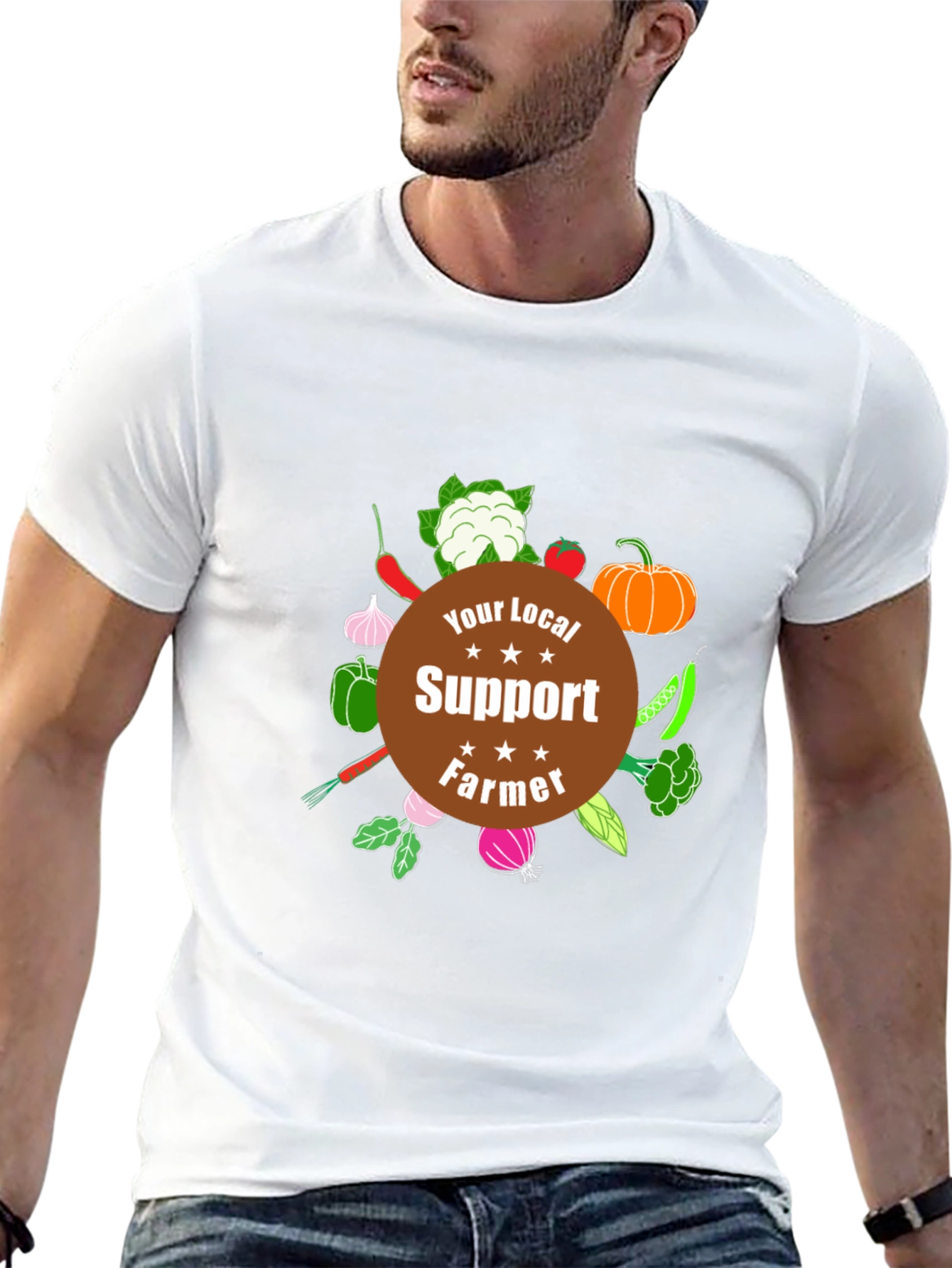 Support Local Farmer Graphic Tee