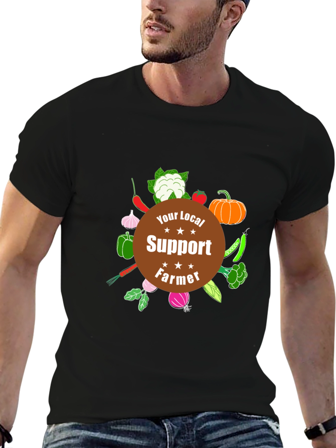 Support Local Farmer Graphic Tee