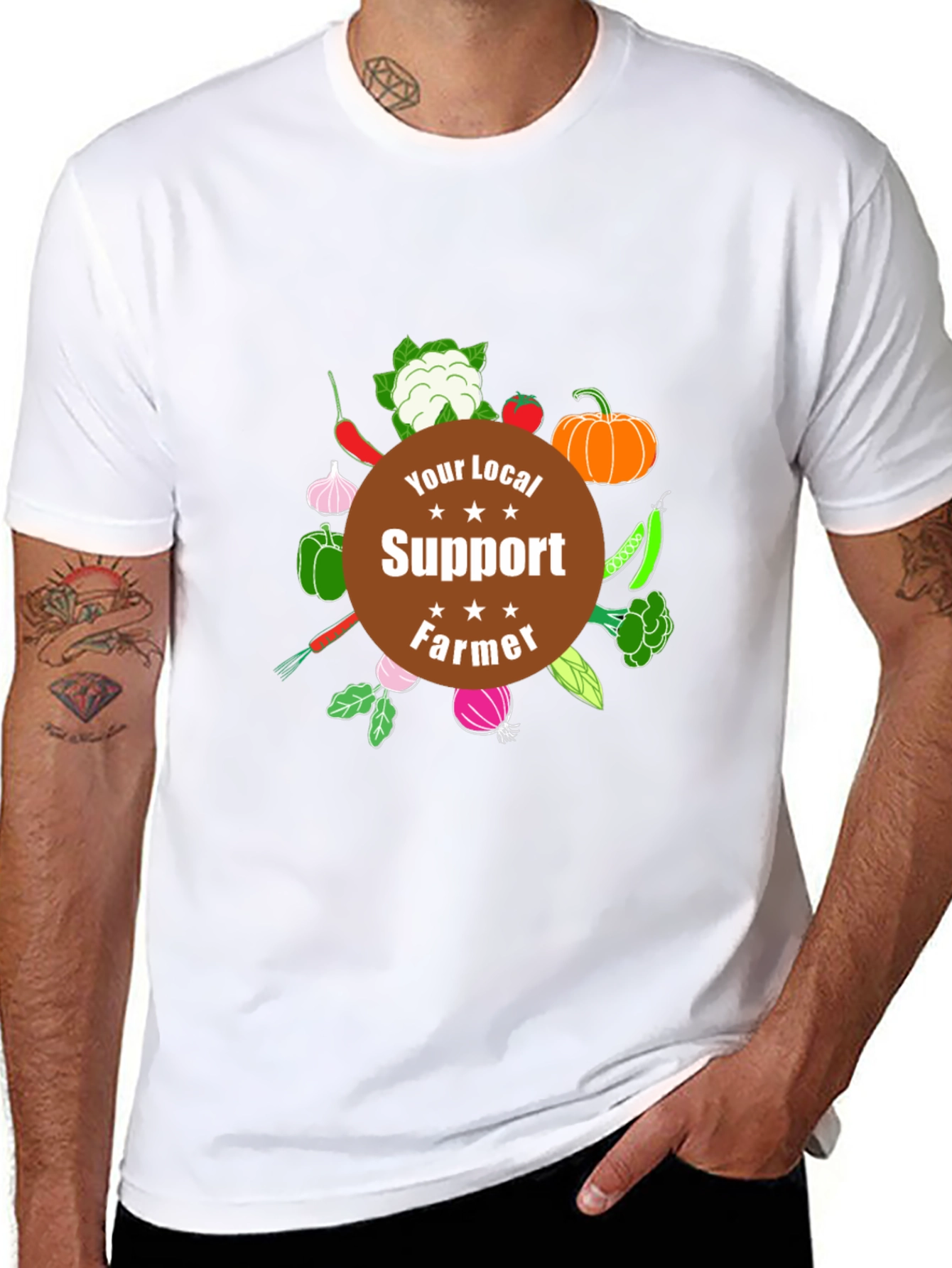 Support Local Farmer Graphic Tee