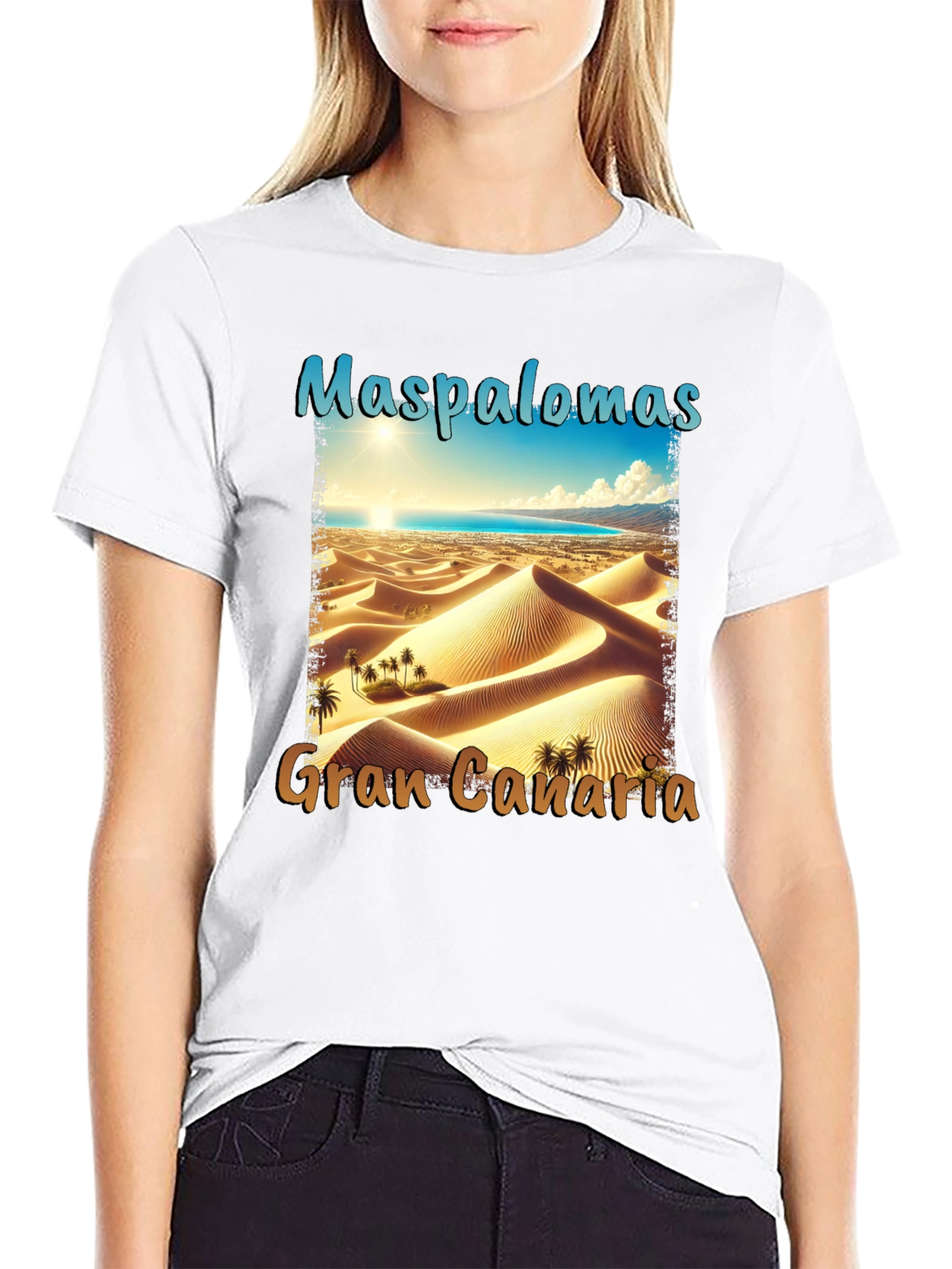 Maspalomas Gran Canaria T-Shirt: Desert Island Style