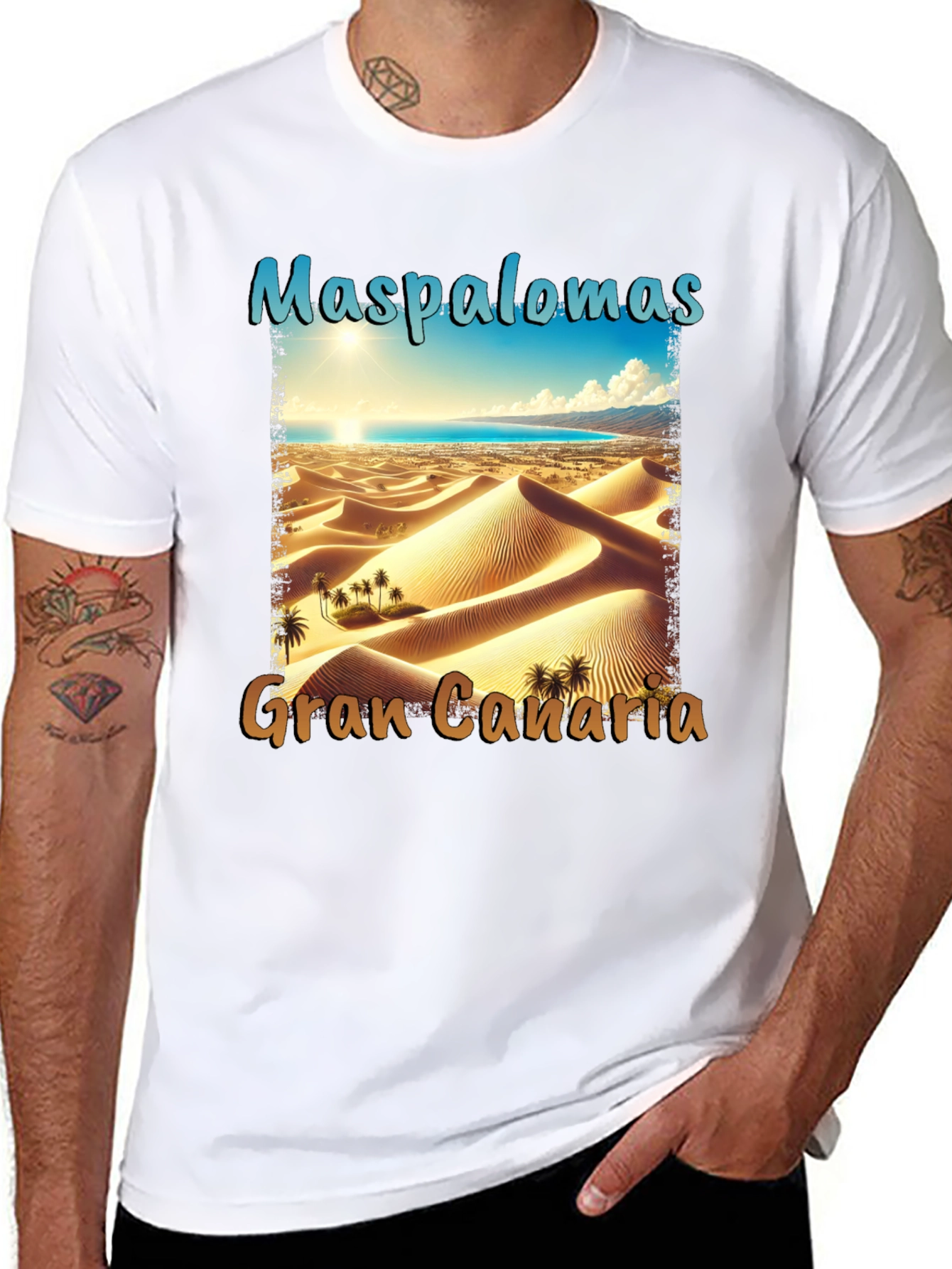 Maspalomas Gran Canaria T-Shirt: Desert Island Style