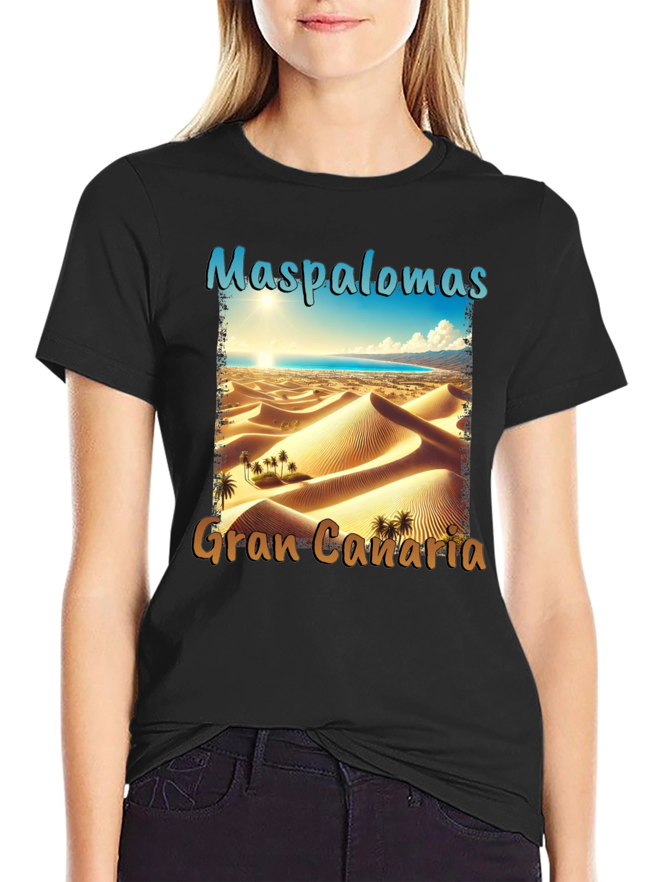 Maspalomas Gran Canaria T-Shirt: Desert Island Style