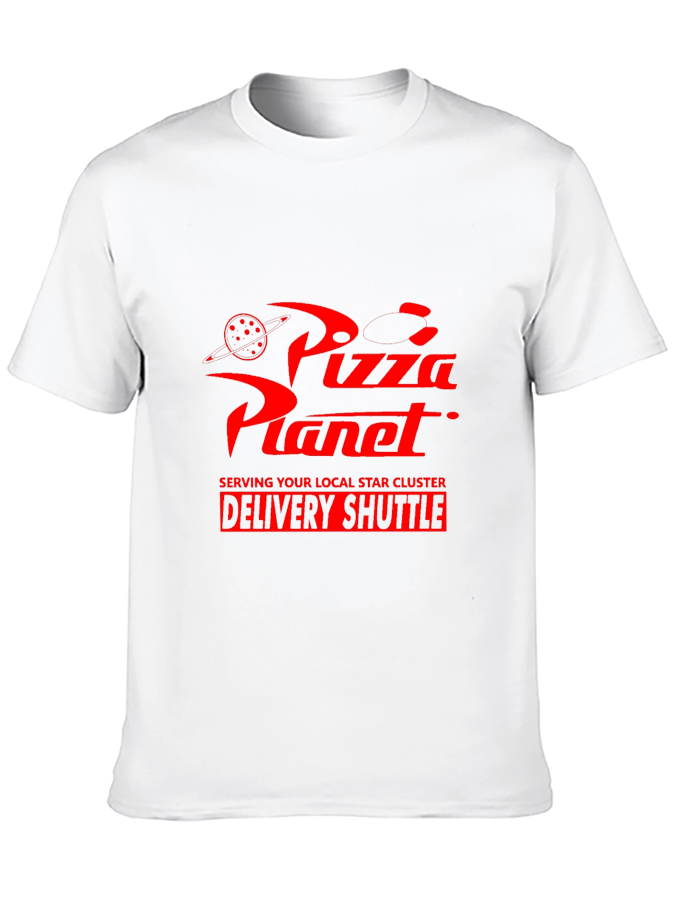 Pizza Planet Delivery Shuttle Black T-Shirt